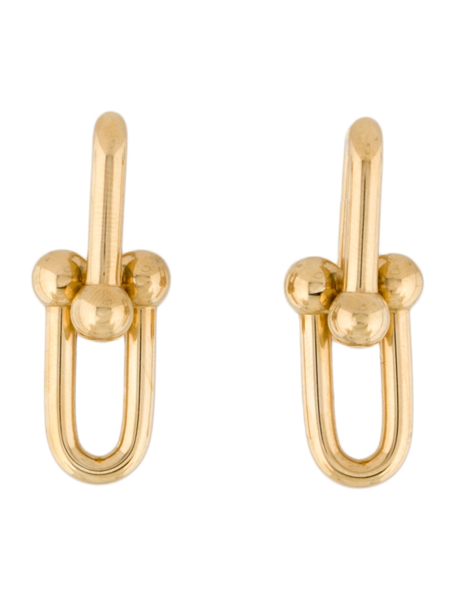Tiffany & Co. 18K Large Link Earrings