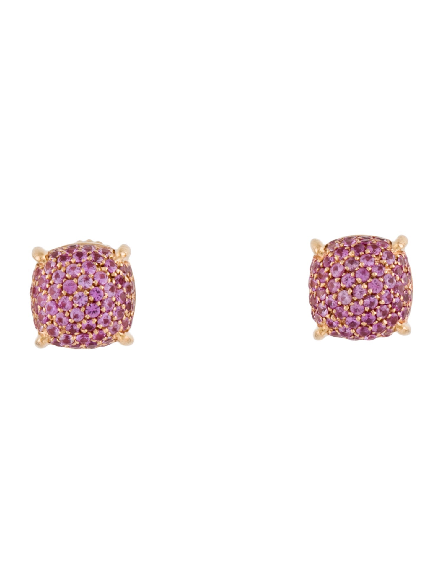 Tiffany & Co. 18K Sapphire Sugar Stacks Stud Earrings