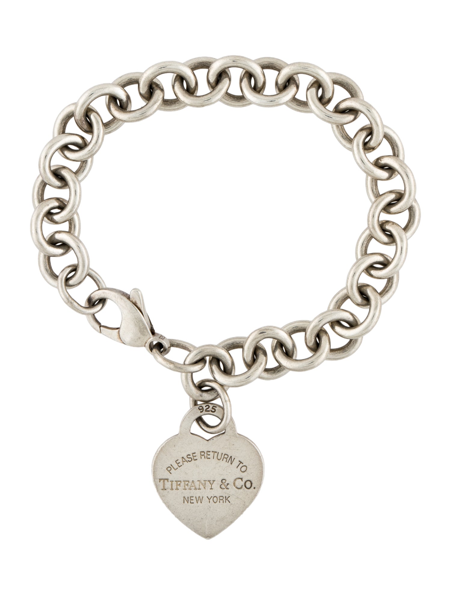 Tiffany & Co. Heart Tag Charm Bracelet