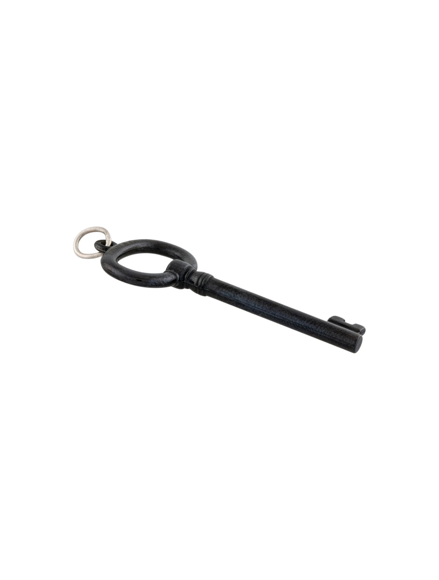 Tiffany & Co. Titanium Oval Key Pendant