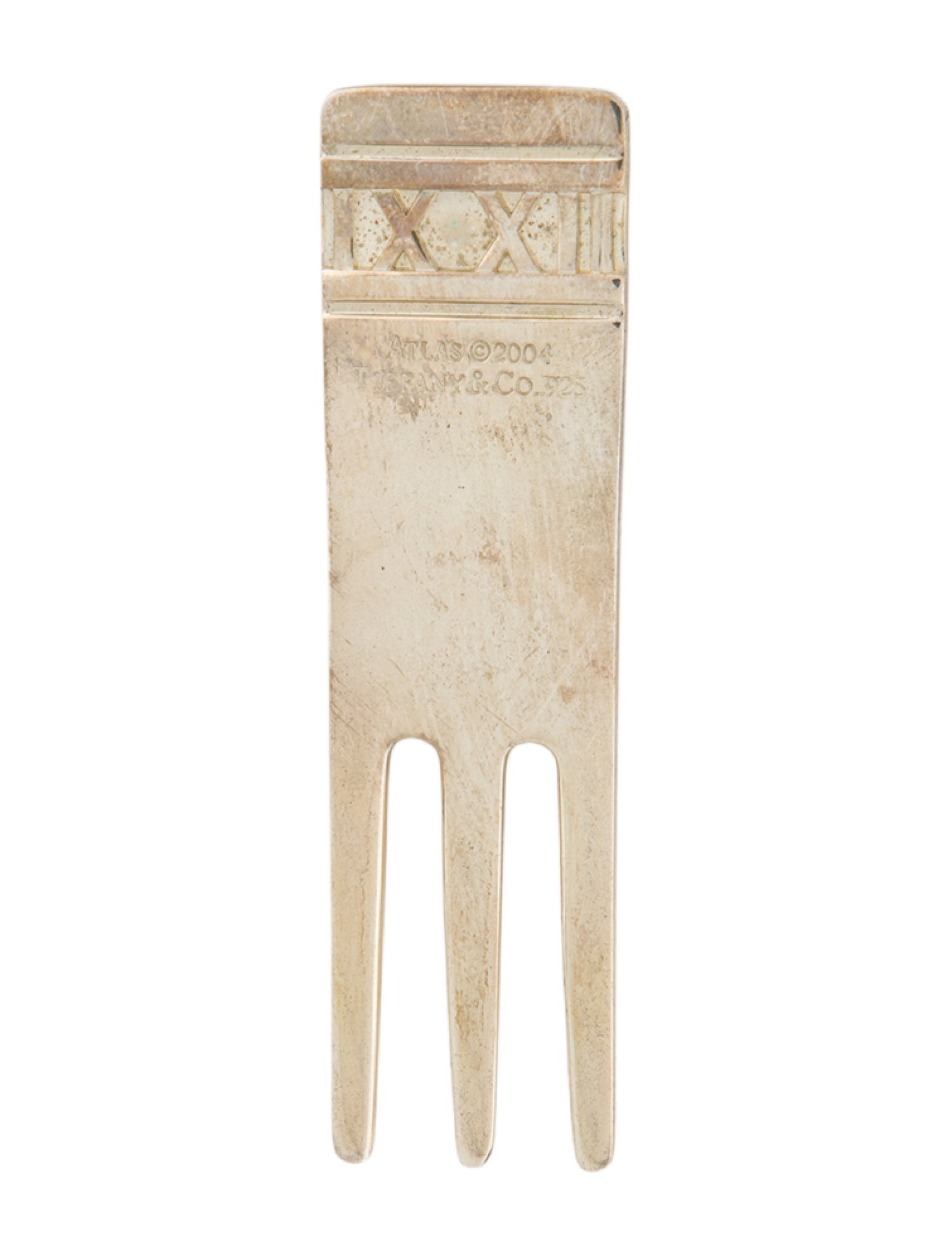 Tiffany & Co. Sterling Silver Atlas Golf Divot Repair Tool