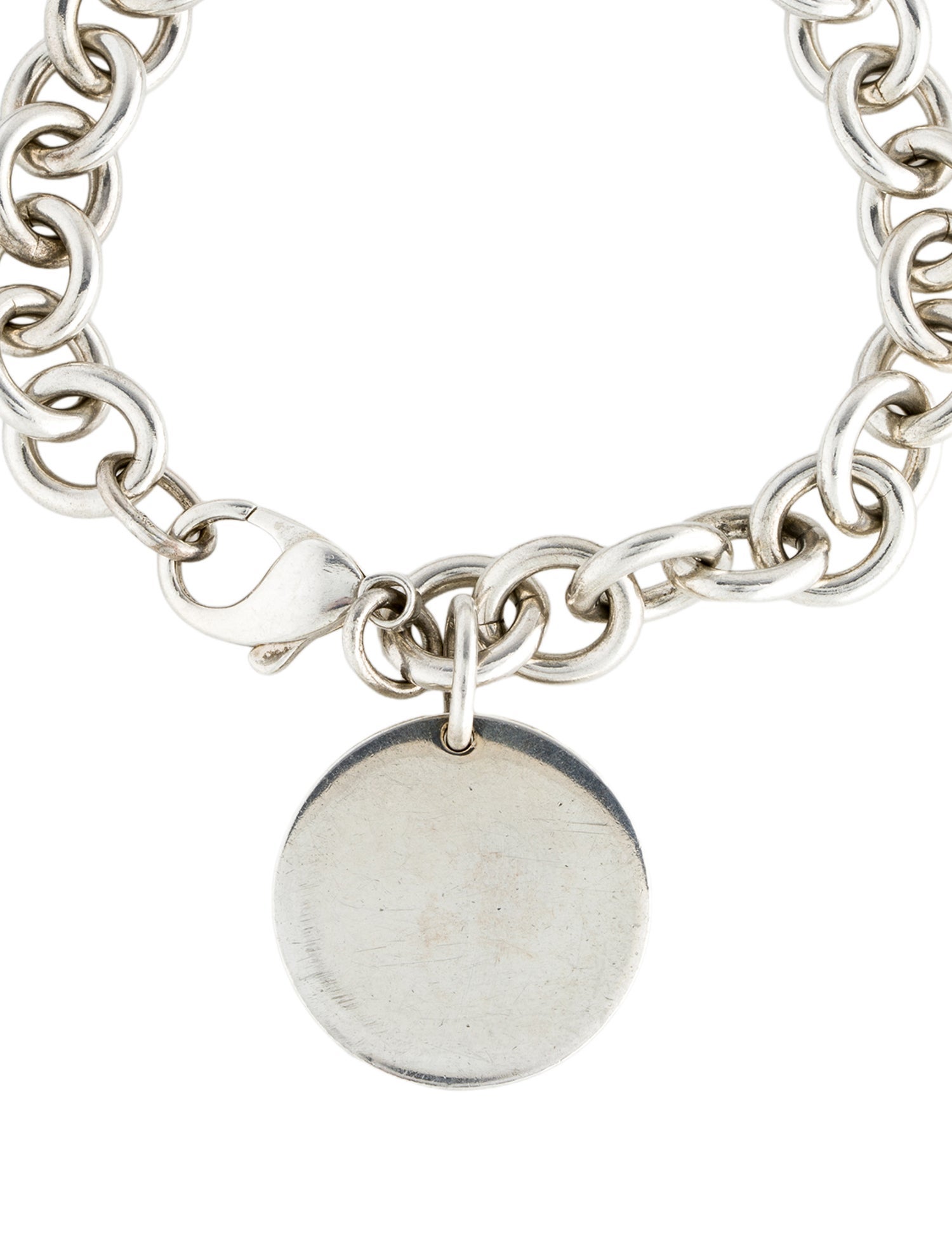 Tiffany & Co. Vintage Round Tag Charm Bracelet