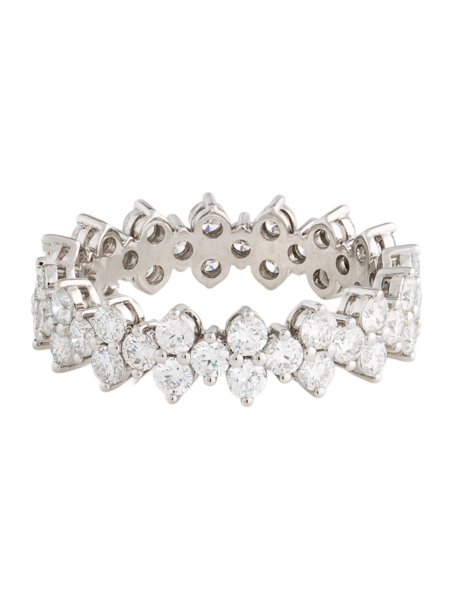 Tiffany & Co. Platinum 2.31ctw Diamond Aria Eternity Band