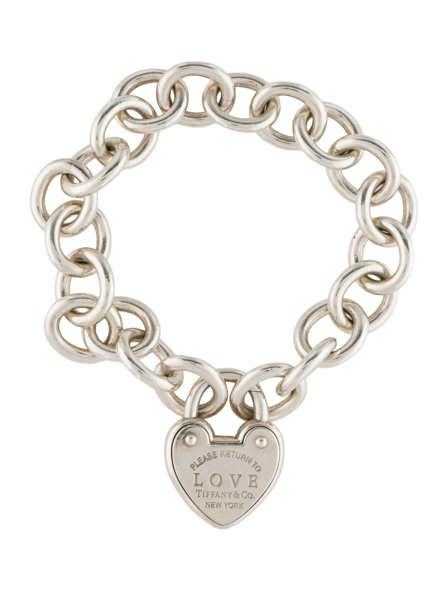 Tiffany & Co. Love Lock Charm Bracelet