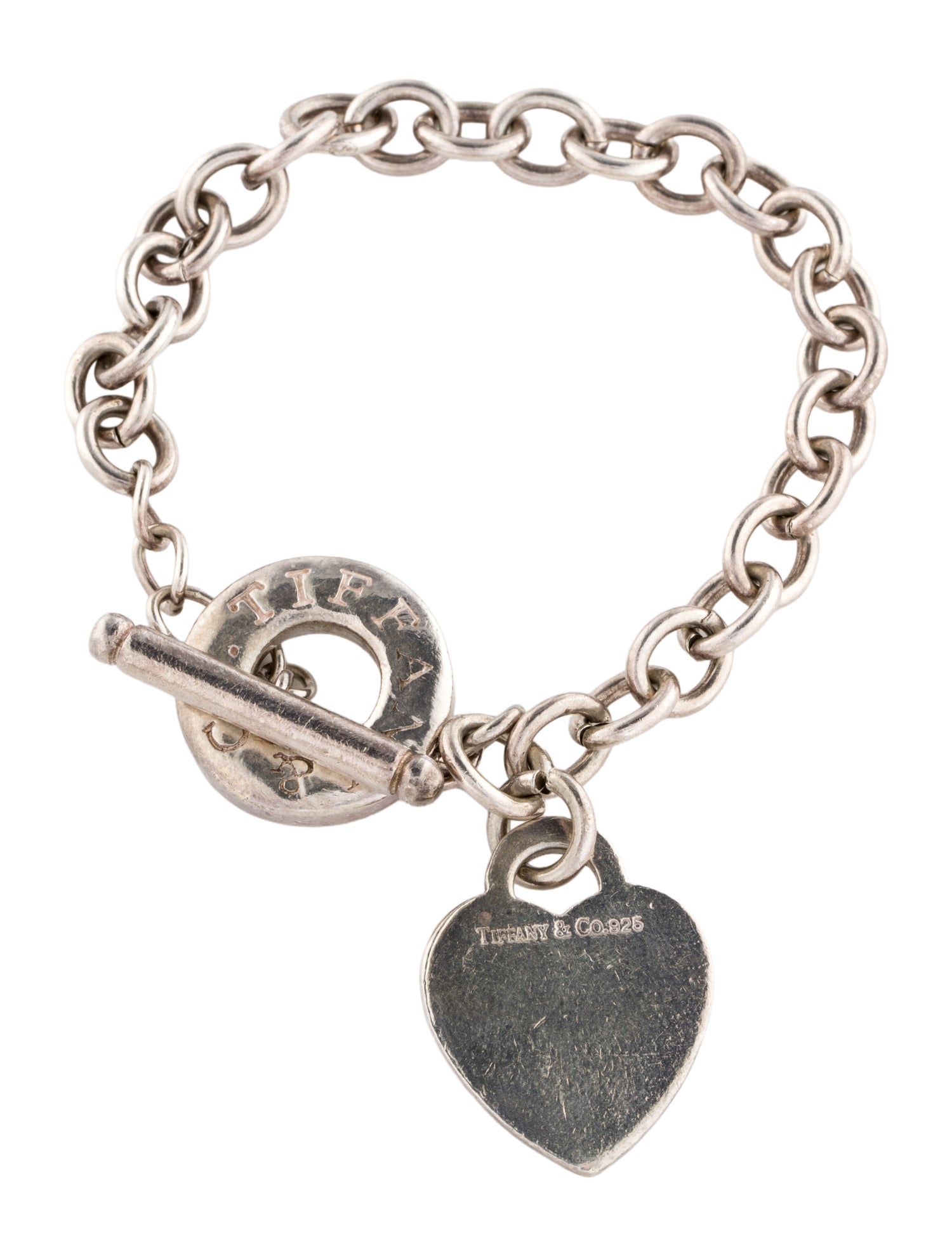 Tiffany & Co. Heart Tag Toggle Link Bracelet