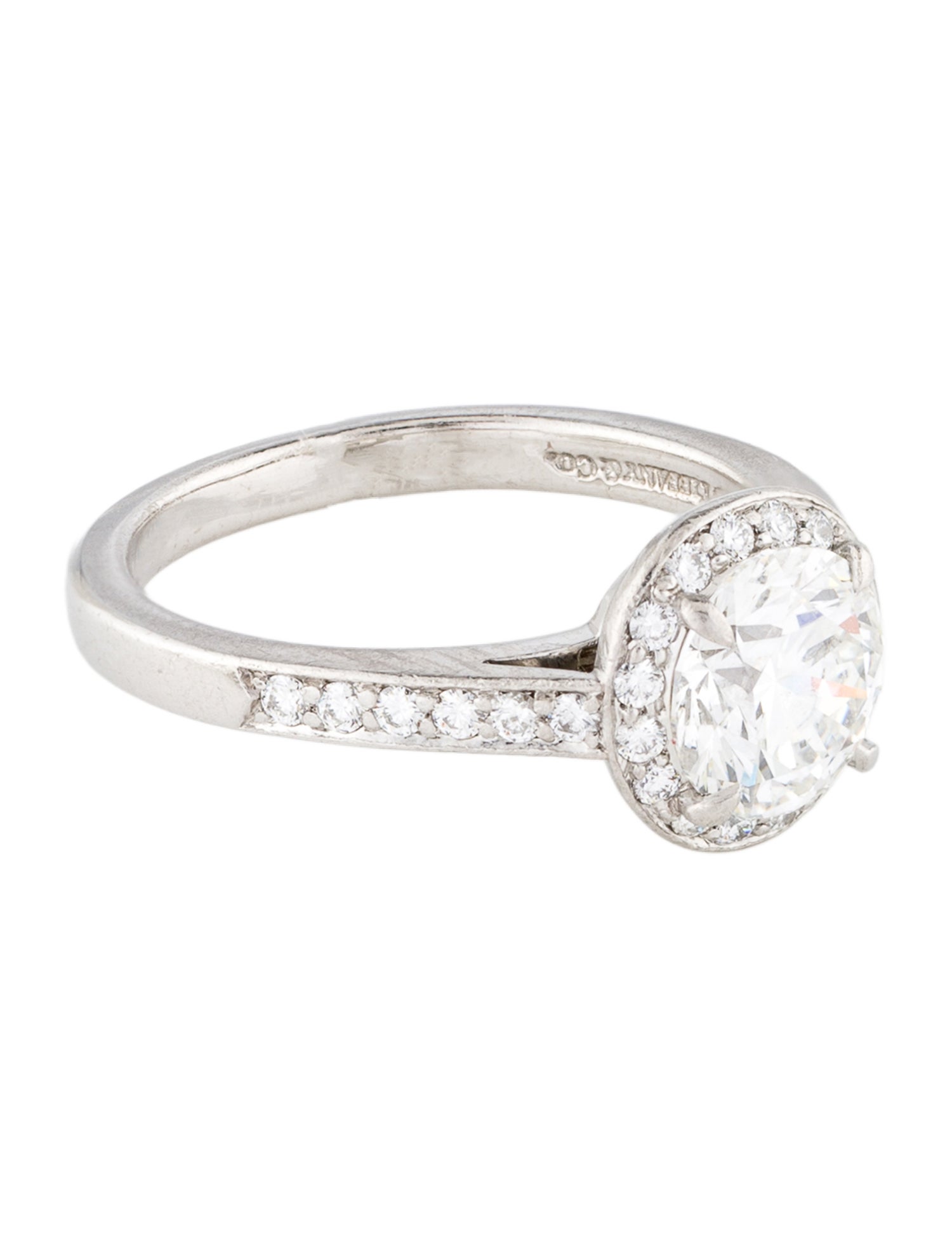 Tiffany & Co. Platinum 1.26ct Diamond Engagement Ring