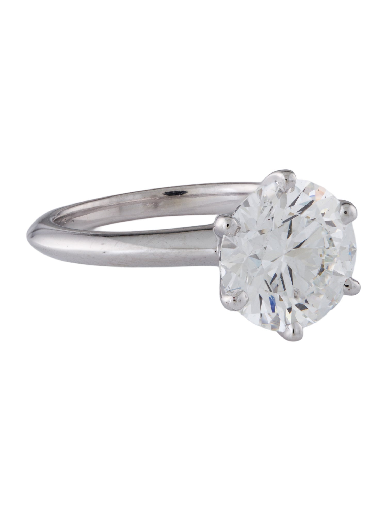 Tiffany & Co. Platinum 2.66ct Diamond Engagement Ring
