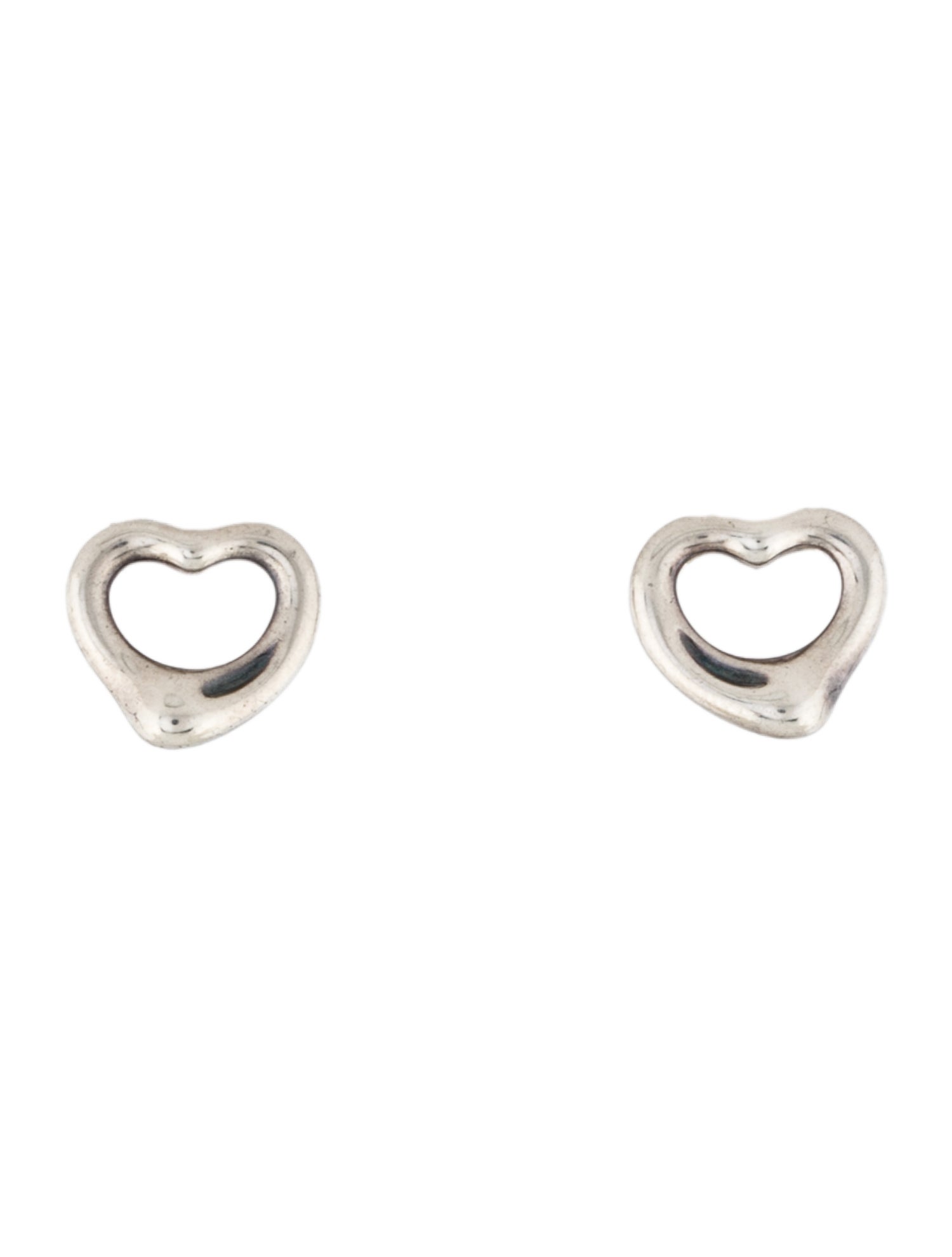 Tiffany & Co. Open Heart Stud Earrings