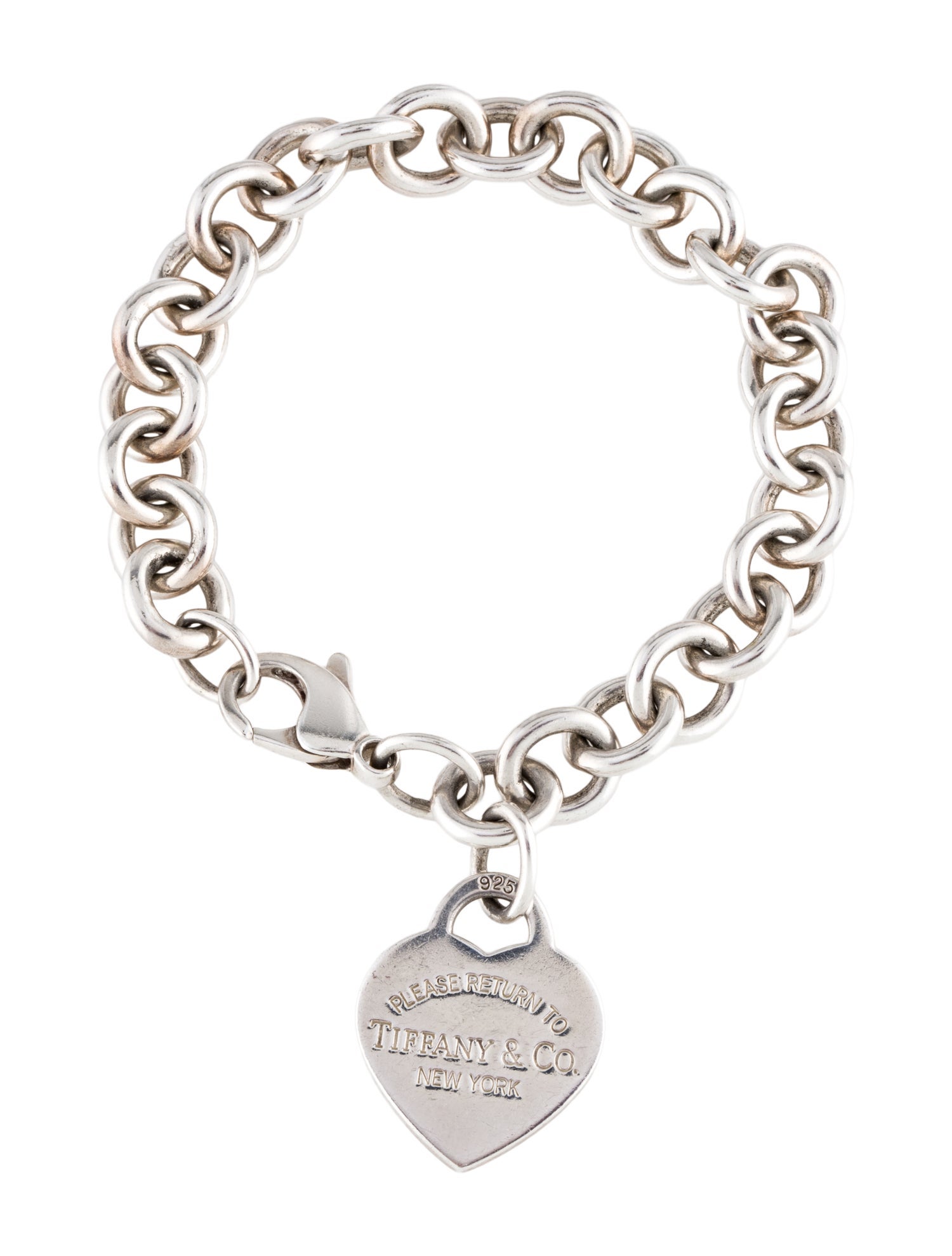 Tiffany & Co. Heart Tag Charm Bracelet