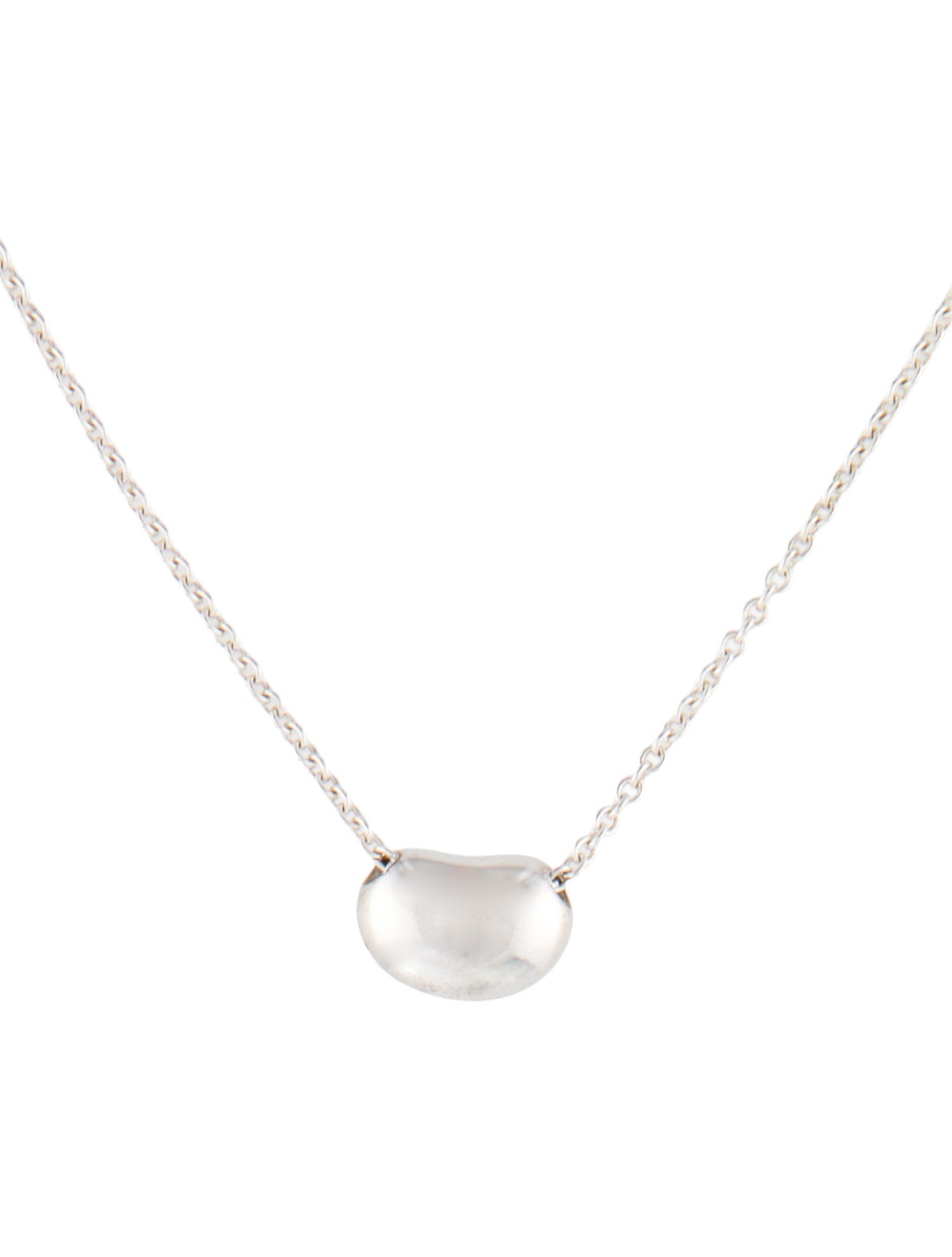 Tiffany & Co. Bean Design Pendant Necklace