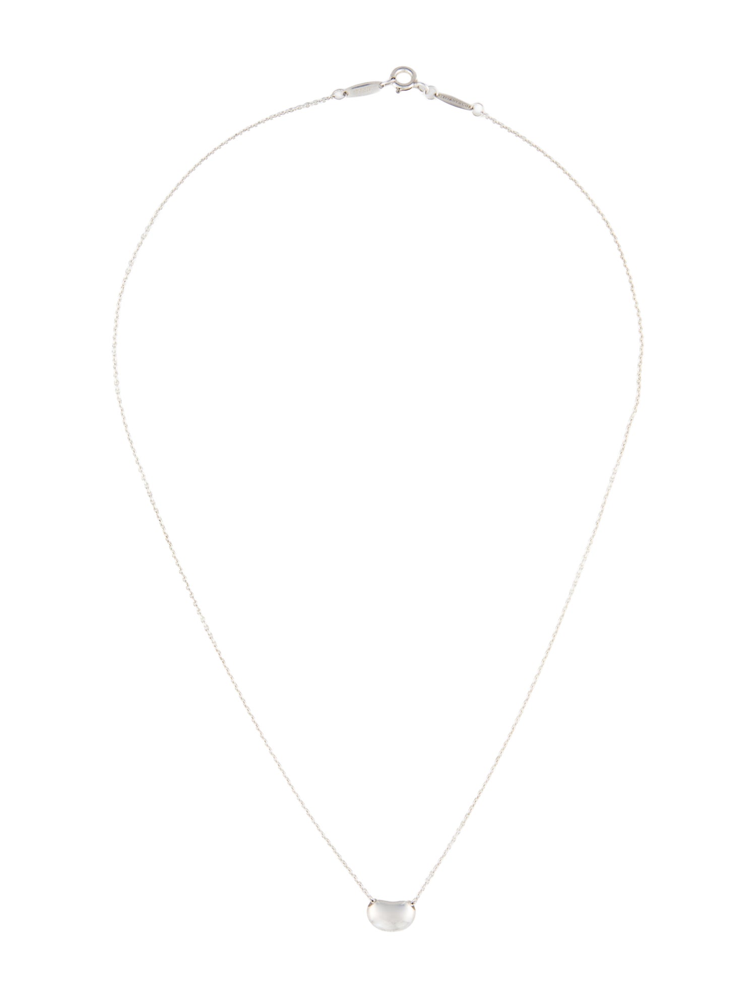 Tiffany & Co. Bean Design Pendant Necklace