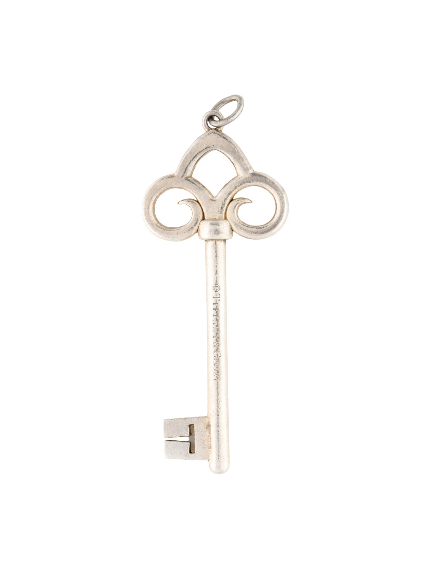 Tiffany & Co. Large Fleur de Lis Key Pendant