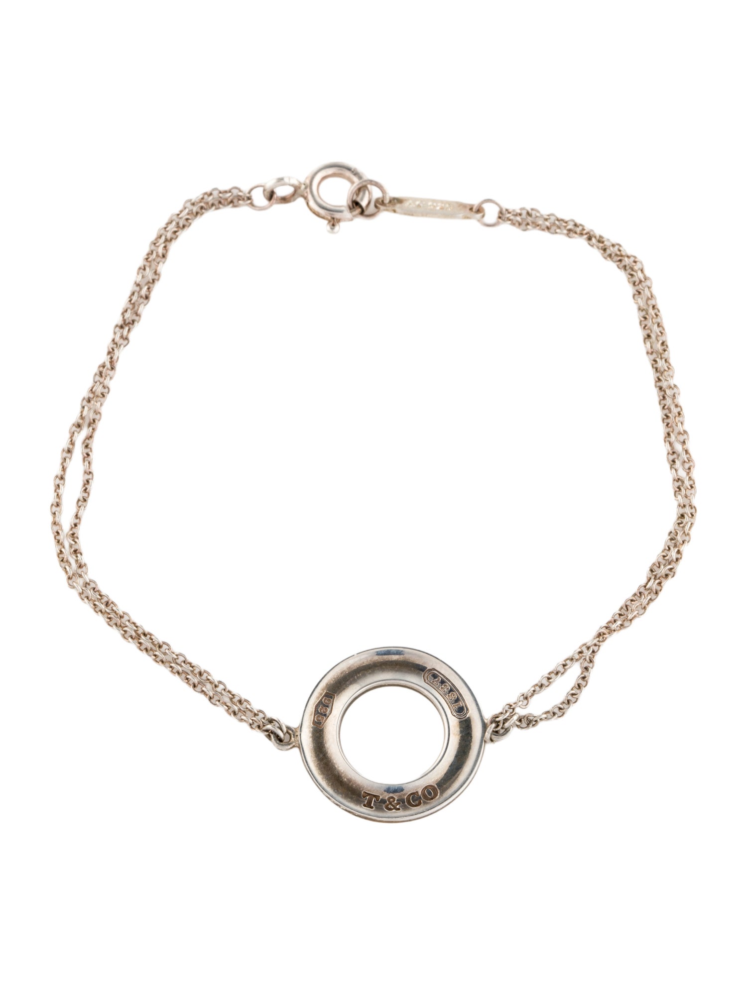 Tiffany & Co. 1837 Circle Station Link Bracelet