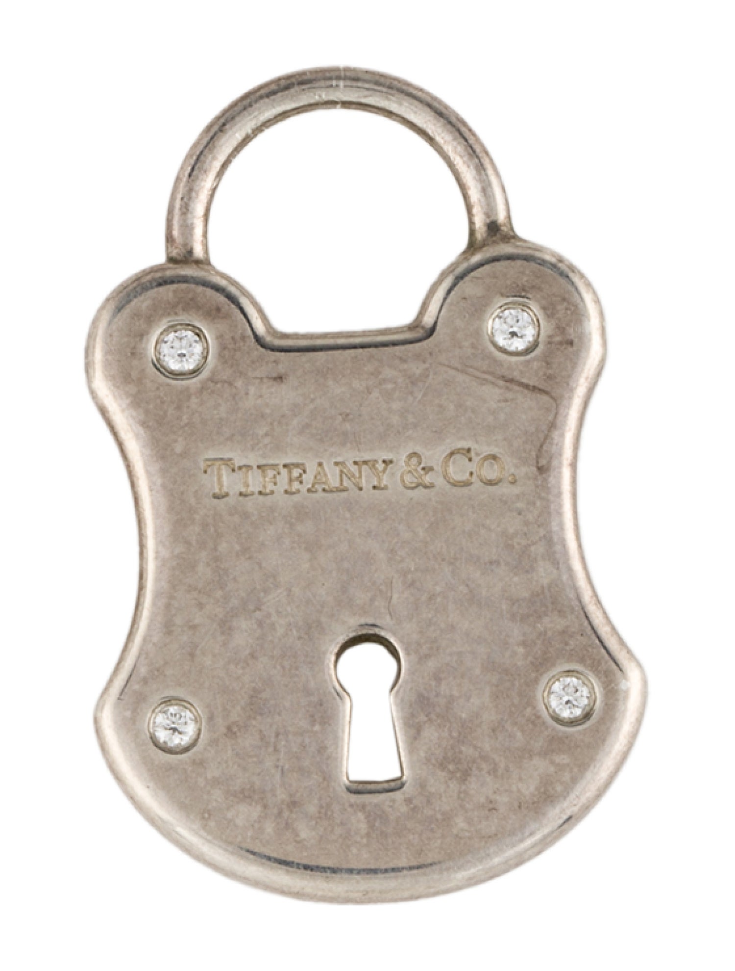 Tiffany & Co. Diamond Padlock Charm