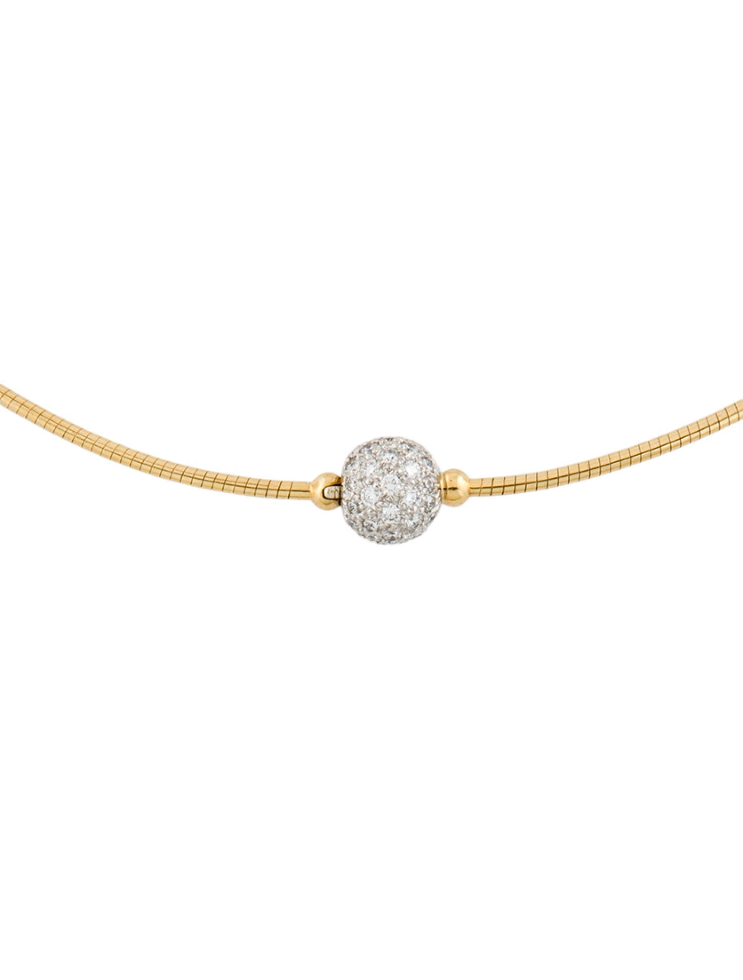 Tiffany & Co. 1.00ctw Diamond Ball Necklace