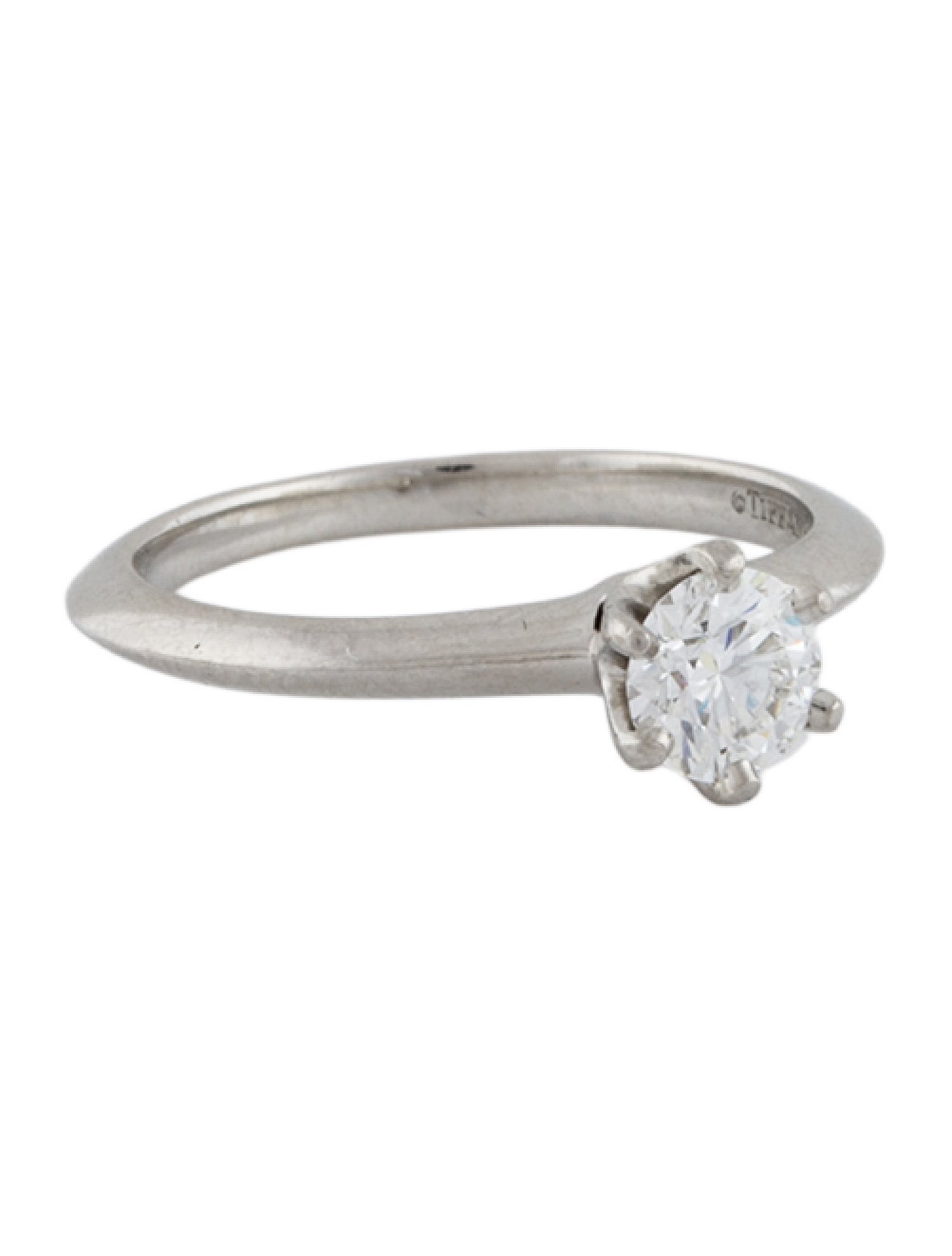 Tiffany & Co. Platinum Diamond Engagement Ring