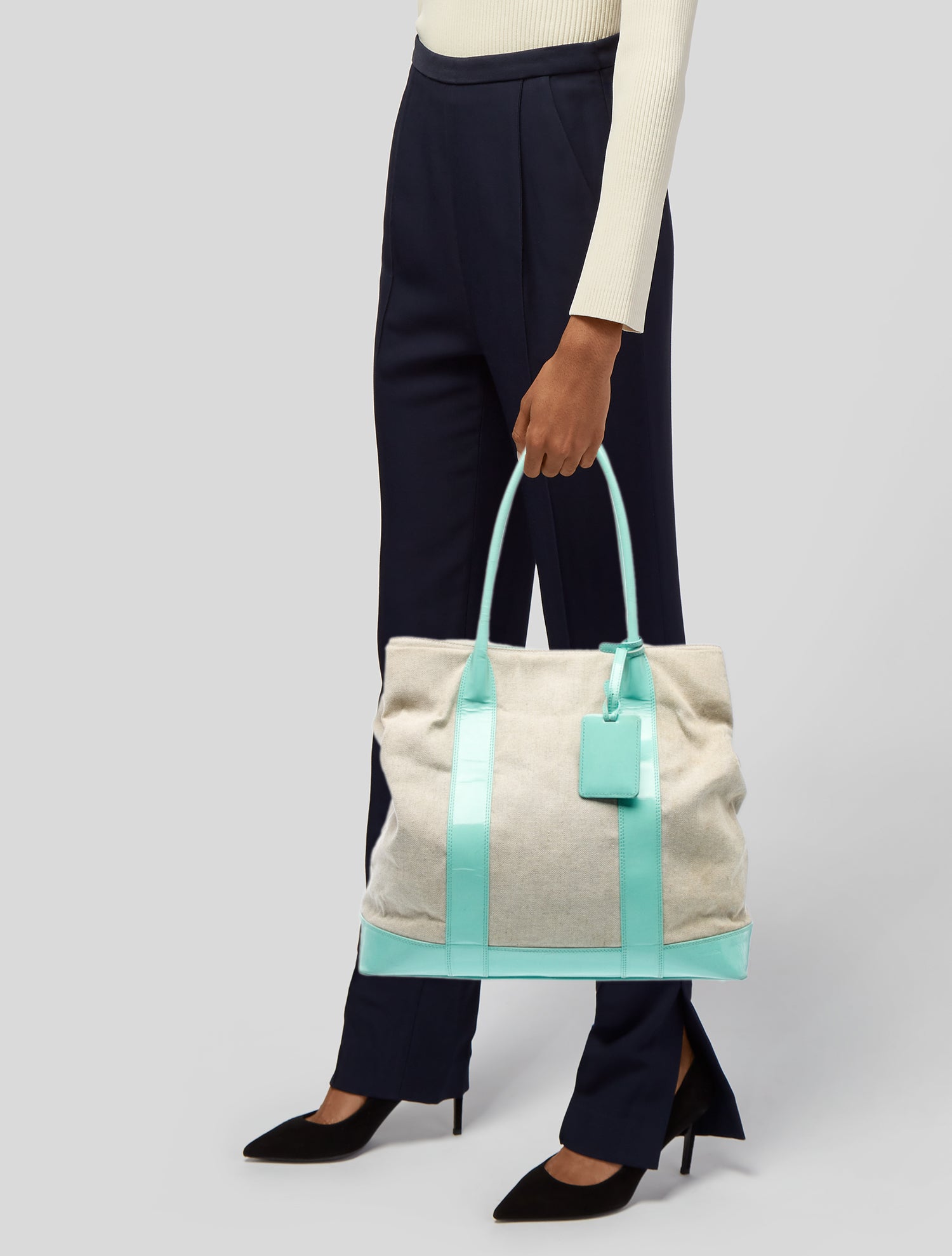 Tiffany & Co. Canvas Weekender Bag