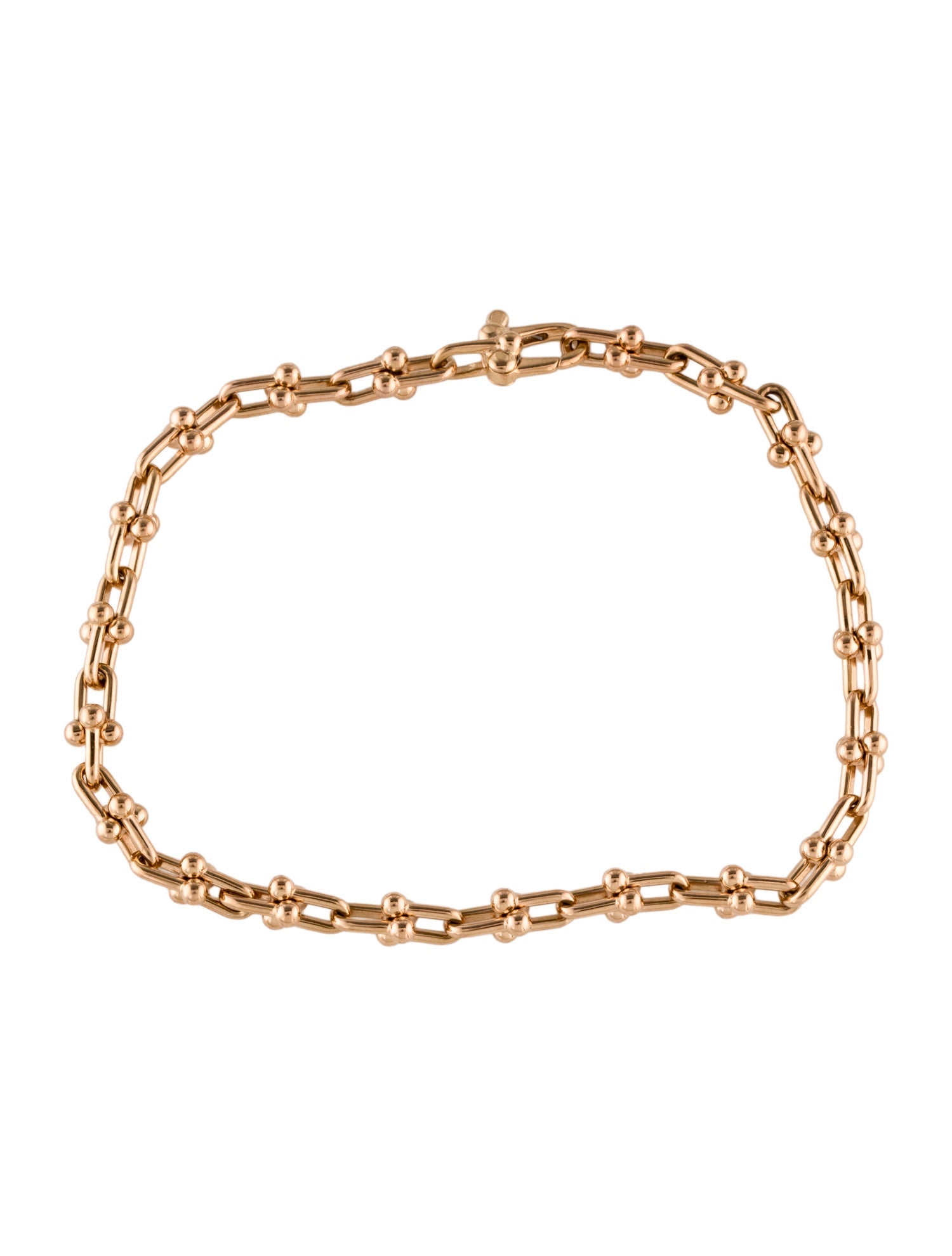 Tiffany & Co. 18K Micro Link Hardware Bracelet