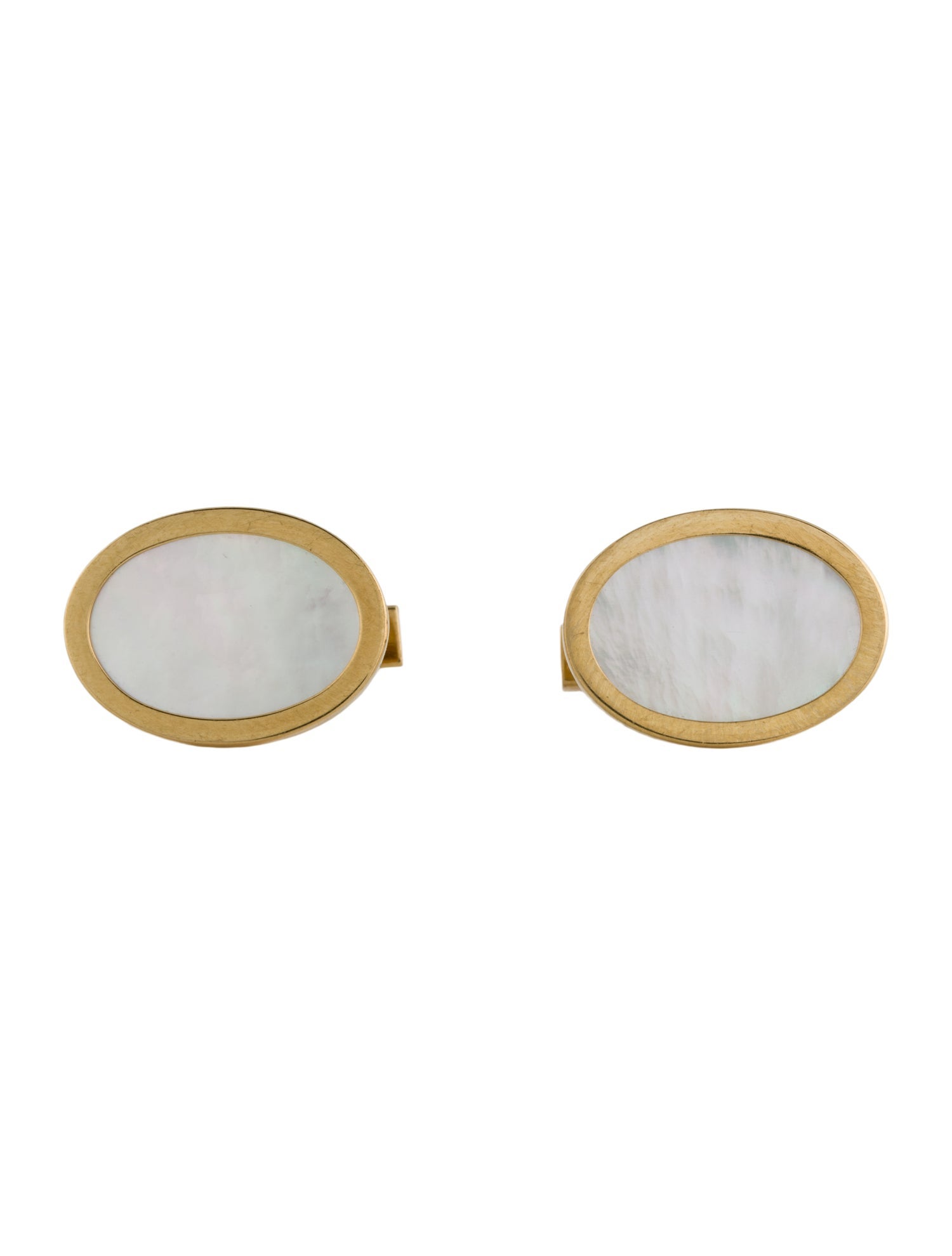 Tiffany & Co. 18K Mother of Pearl Cufflinks