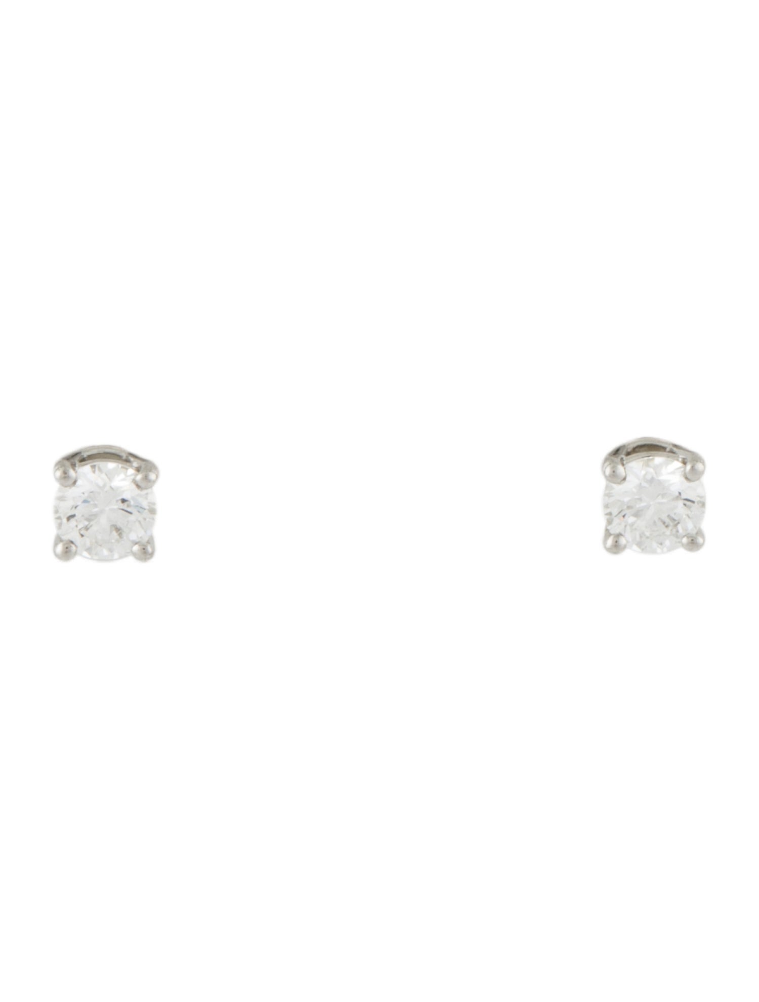 Tiffany & Co. Platinum Diamond Stud Earrings