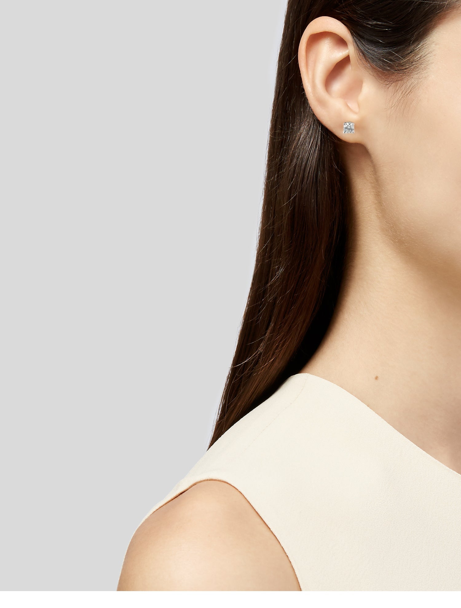 Tiffany & Co. Platinum Diamond Stud Earrings