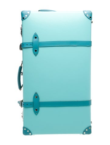 Pre-owned Tiffany & Co . Globetrotter Trolley Suitcase In Blue