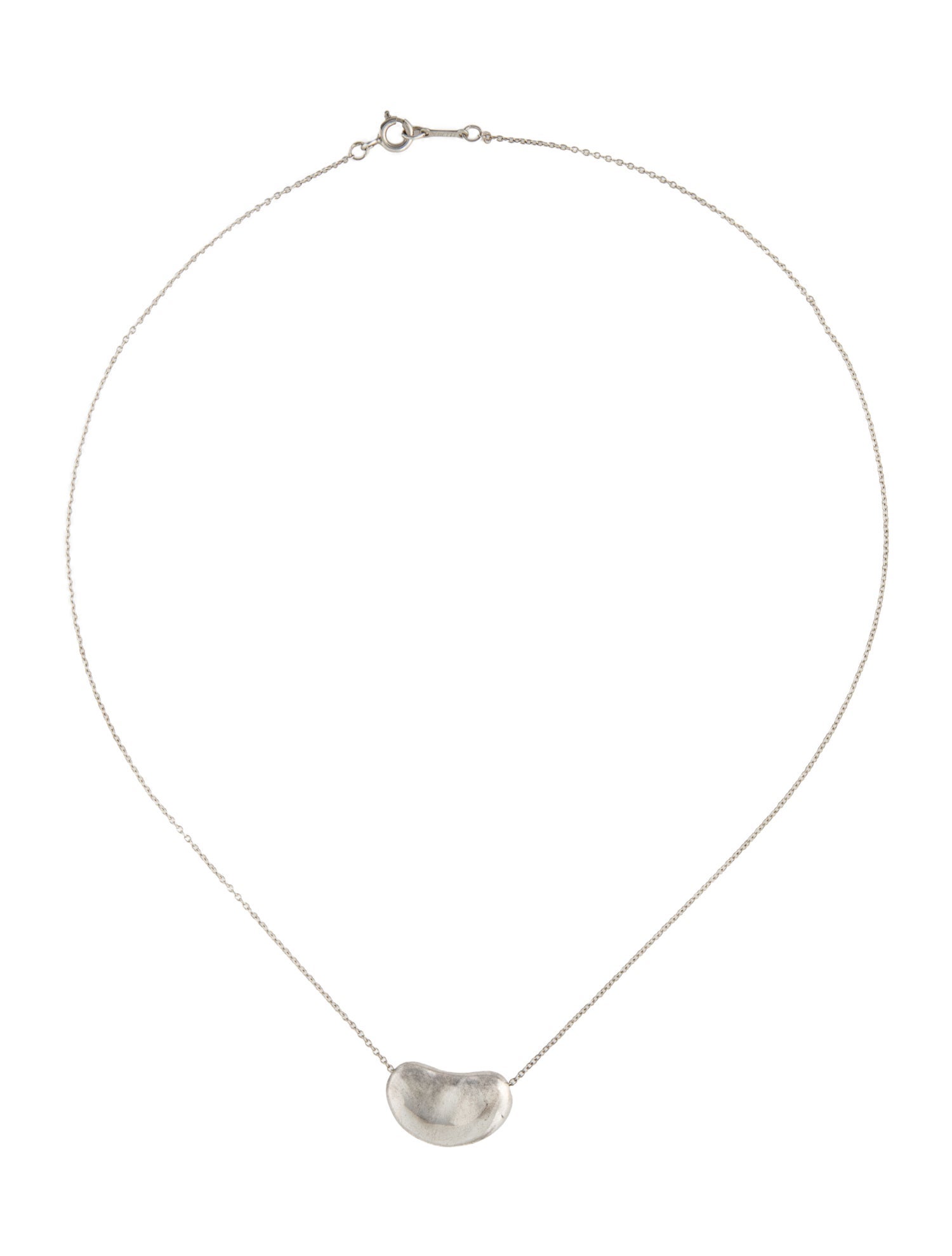 Tiffany & Co. Bean Design Pendant Necklace