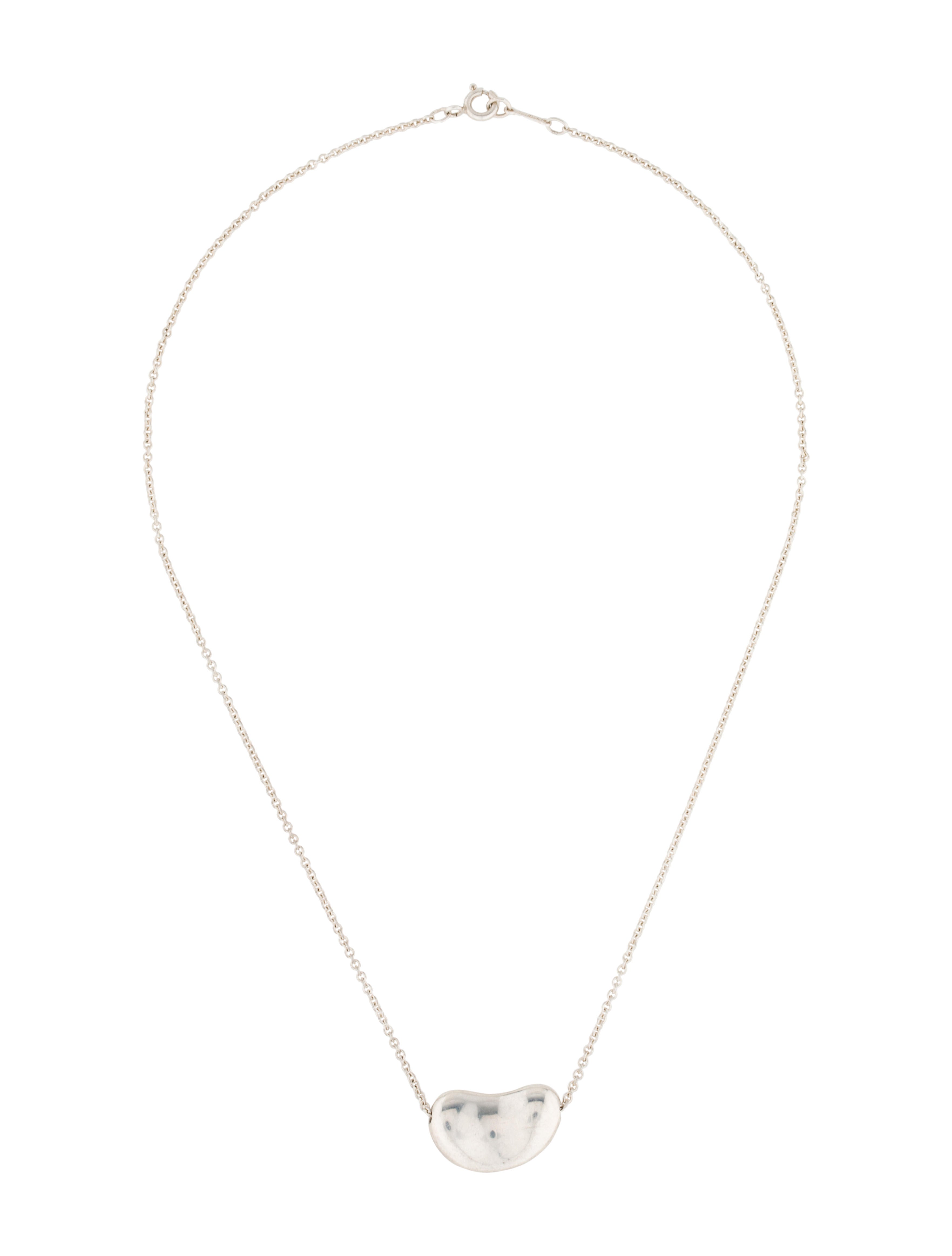 Tiffany & Co. Bean Pendant Necklace Necklaces TIF35070 The RealReal