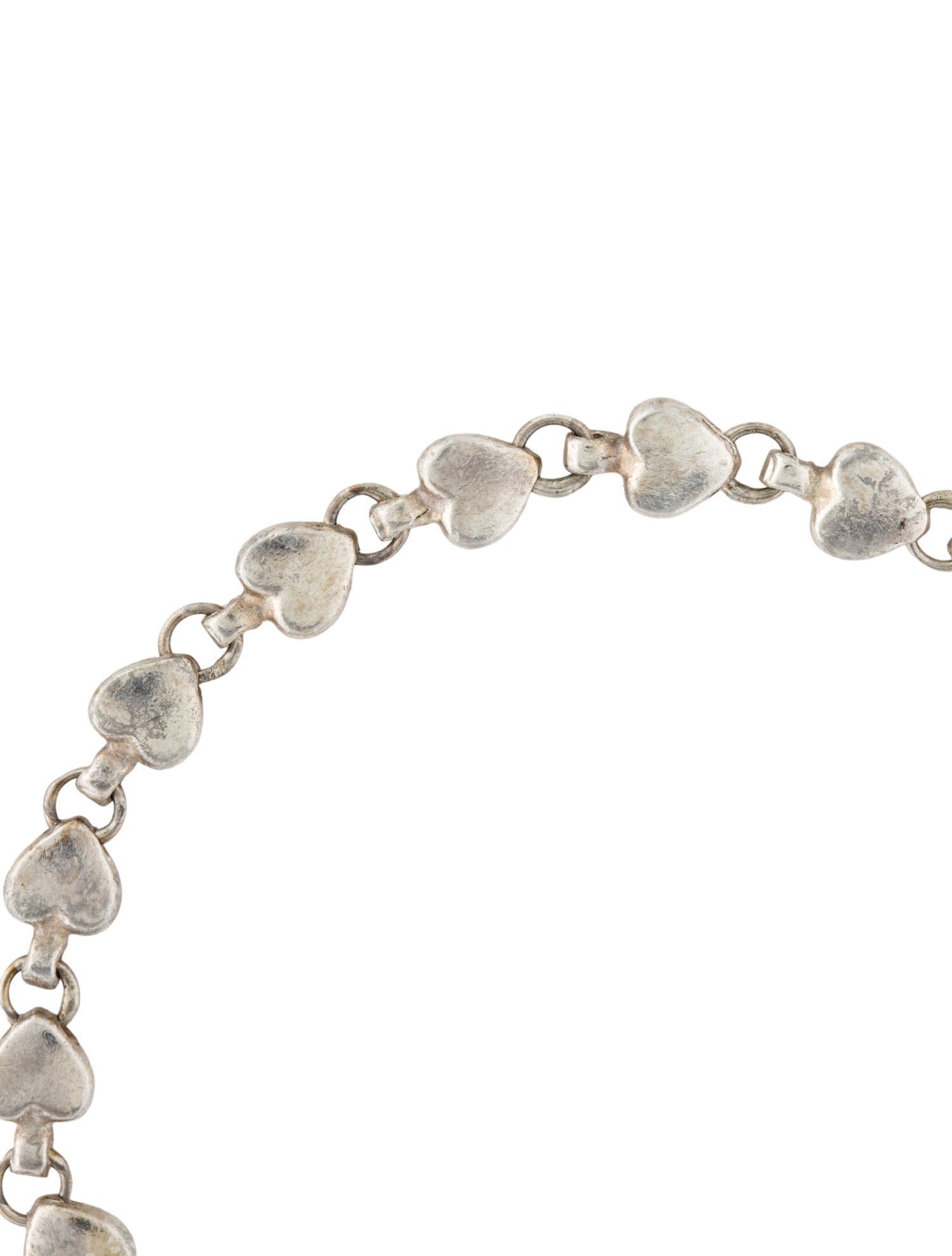 Tiffany & Co. Vintage Heart Link Bracelet