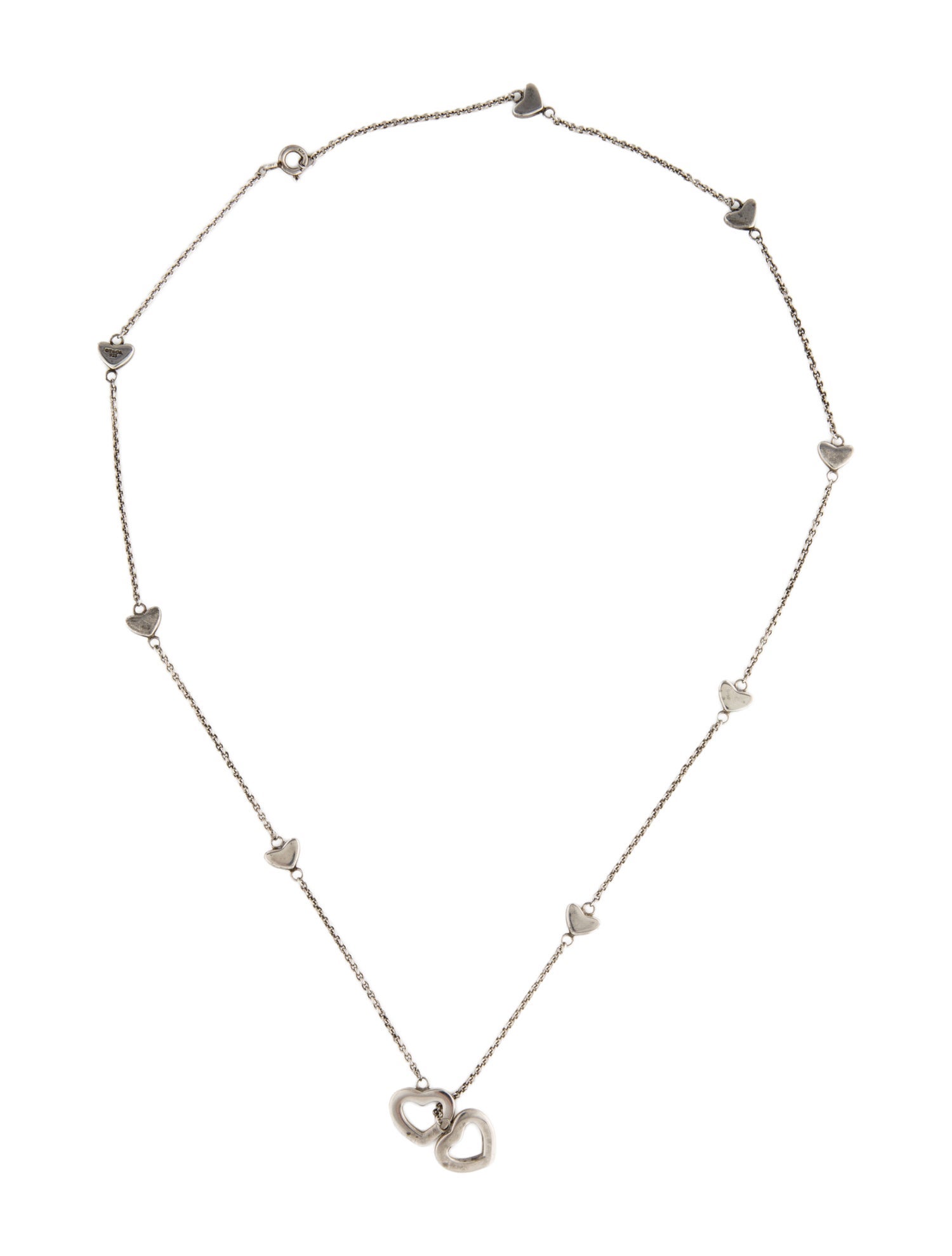 Tiffany & Co. Heart Station Lavalier Necklace