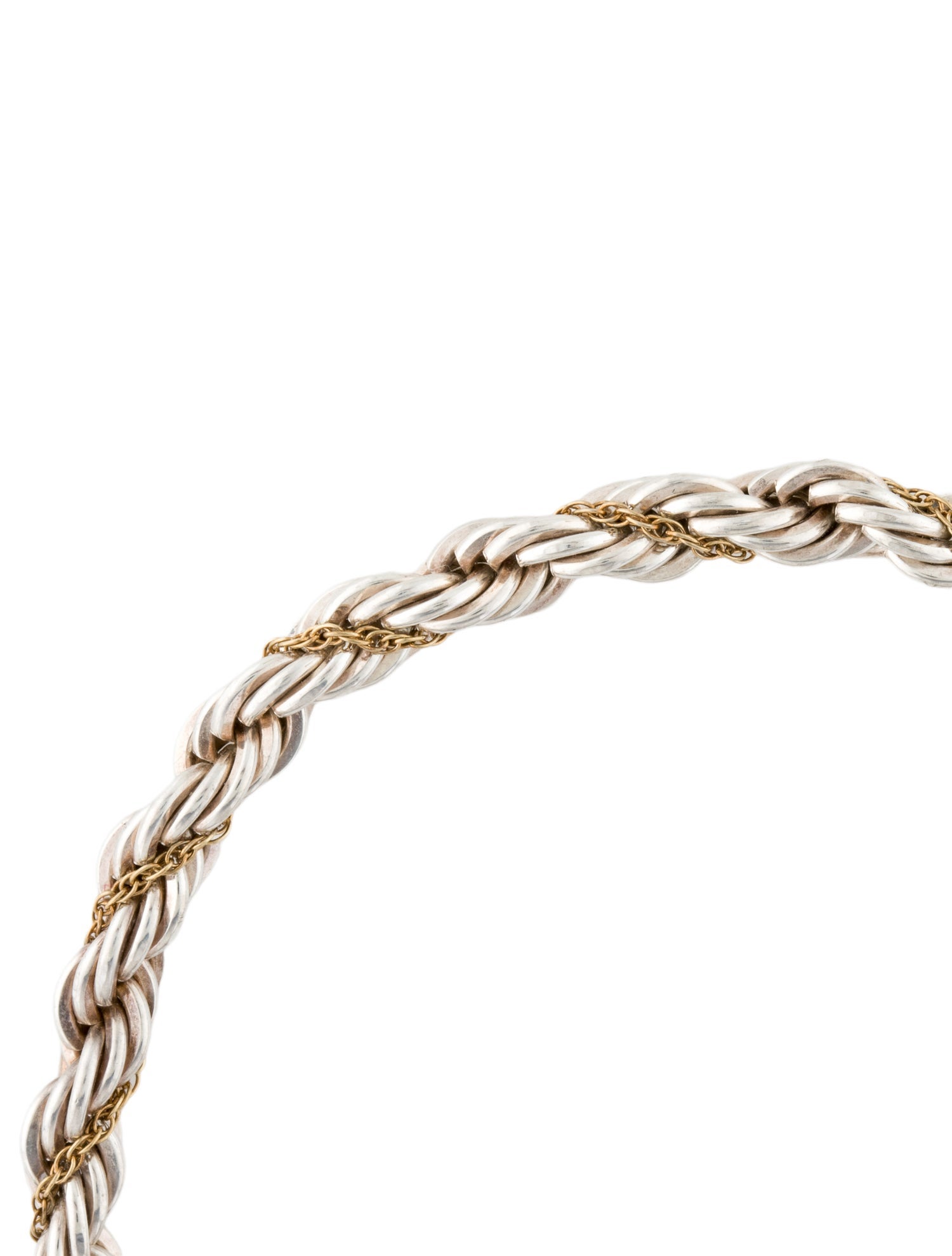 Tiffany & Co. Two-Tone Twisted Rope Chain Bracelet