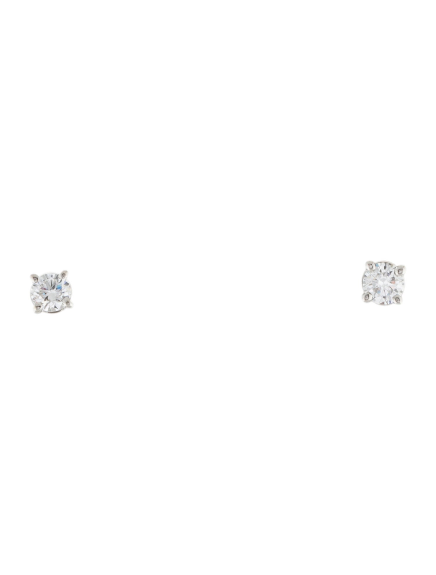 Tiffany & Co. Diamond Solitaire Stud Earrings