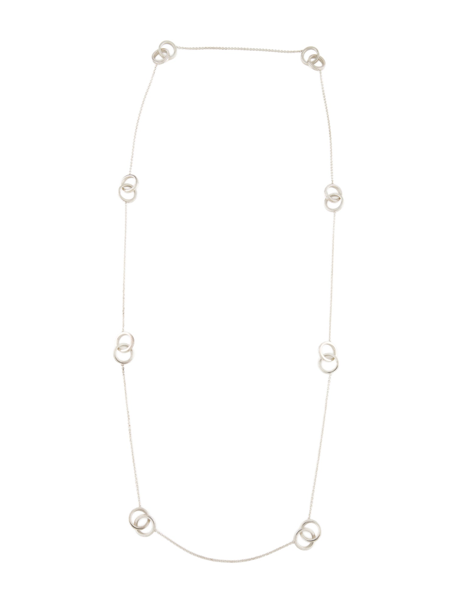 Tiffany & Co. 1837 Interlocking Circles Station Necklace