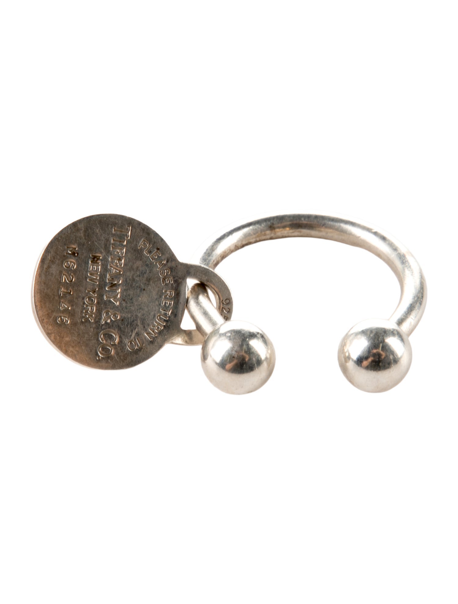 Tiffany & Co. Sterling Silver Septum Keychain - Silver Keychains