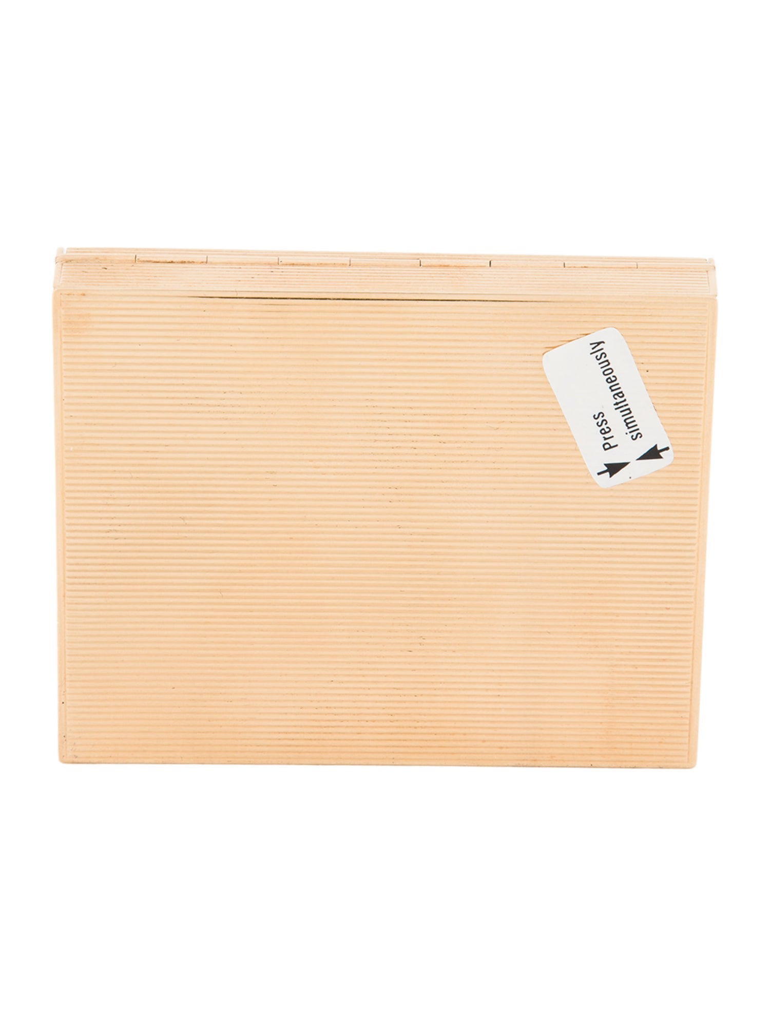 Tiffany & Co. Vintage 14k Yellow Gold Textured Compact Mirror