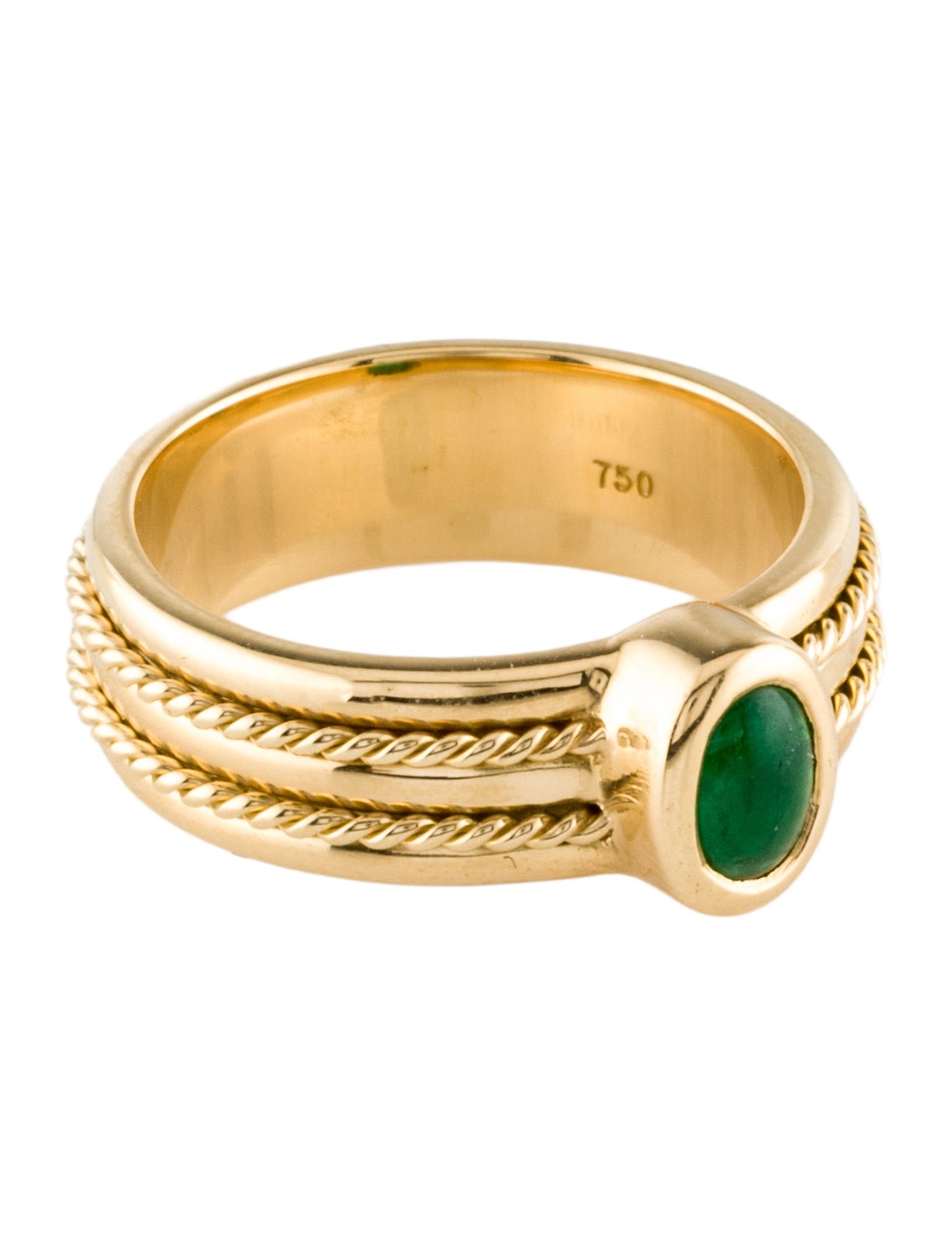 Tiffany & Co. 18K Emerald Ring