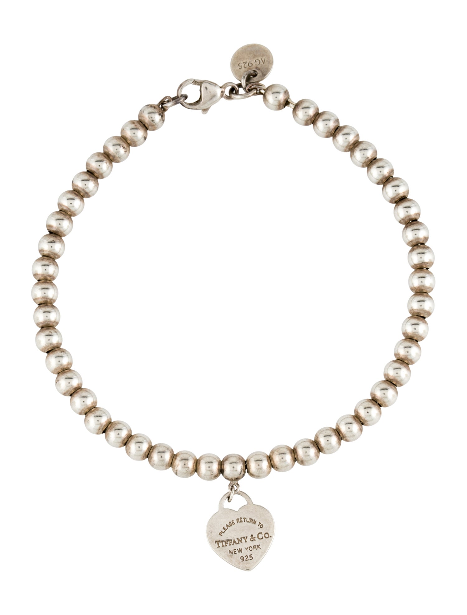 Tiffany & Co. Tiffany Blue® Heart Tag Bead Bracelet