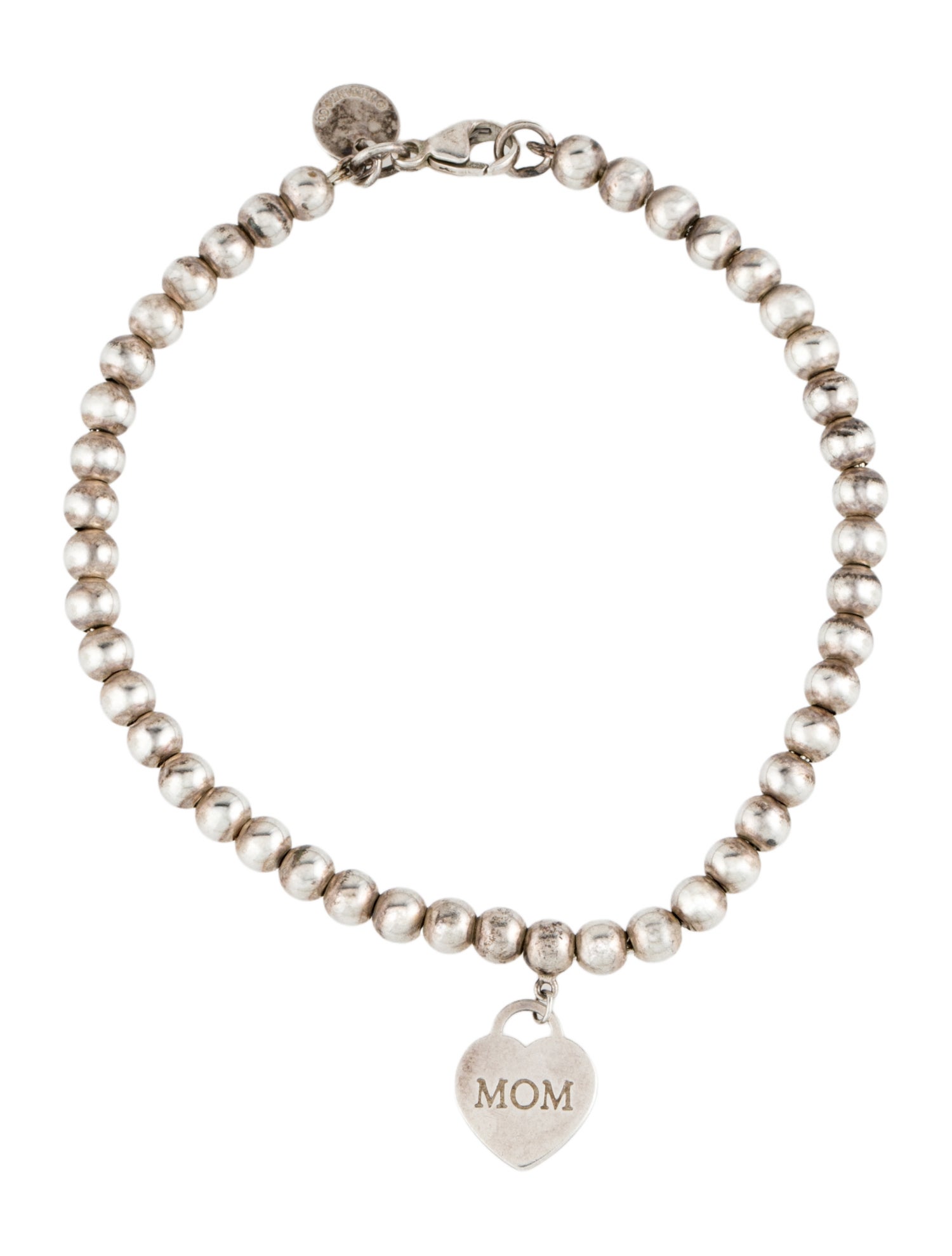 Tiffany & Co. Heart Tag Bead Bracelet