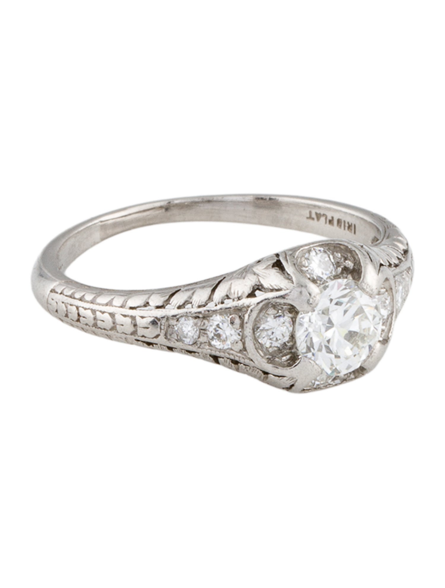 Tiffany & Co. Vintage Platinum Diamond Engagement Ring