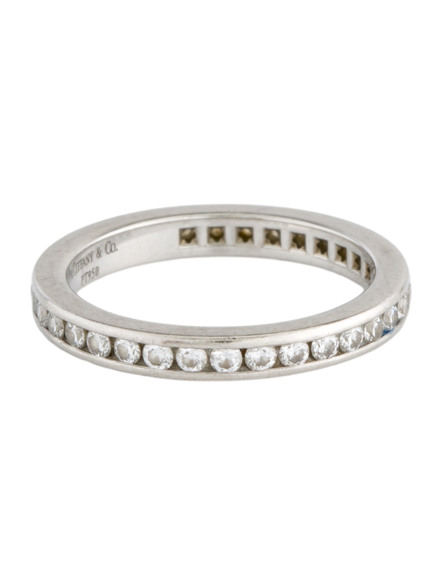 Tiffany & Co. Platinum Diamond Full Circle Eternity Ring
