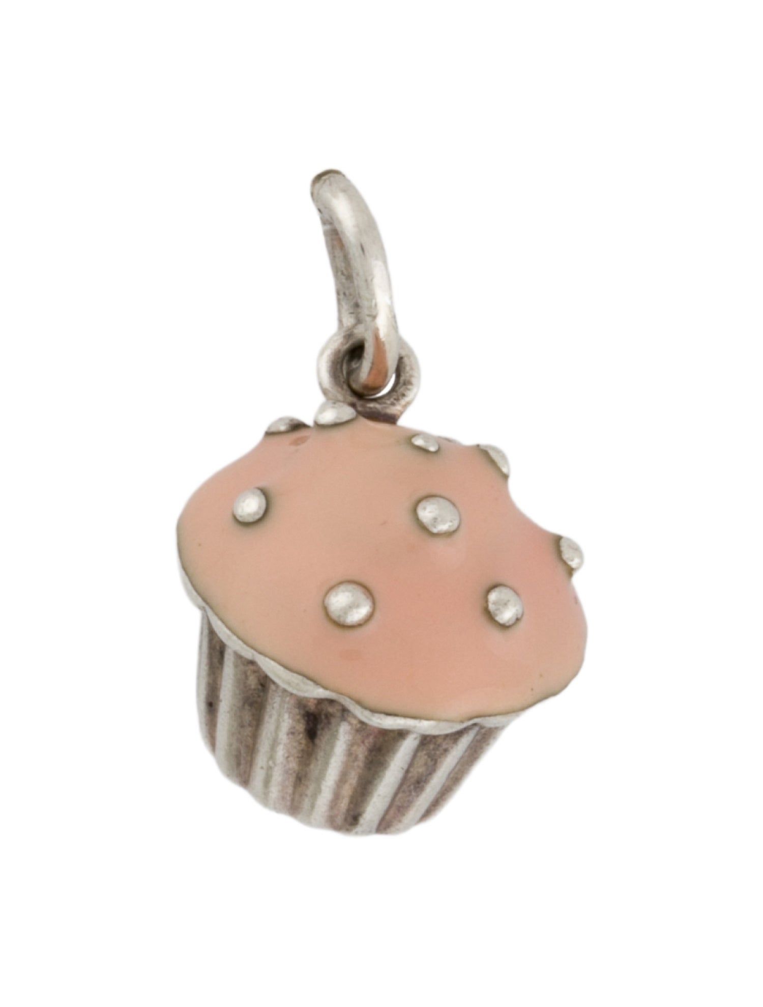 Tiffany & Co. Enamel Cupcake Charm