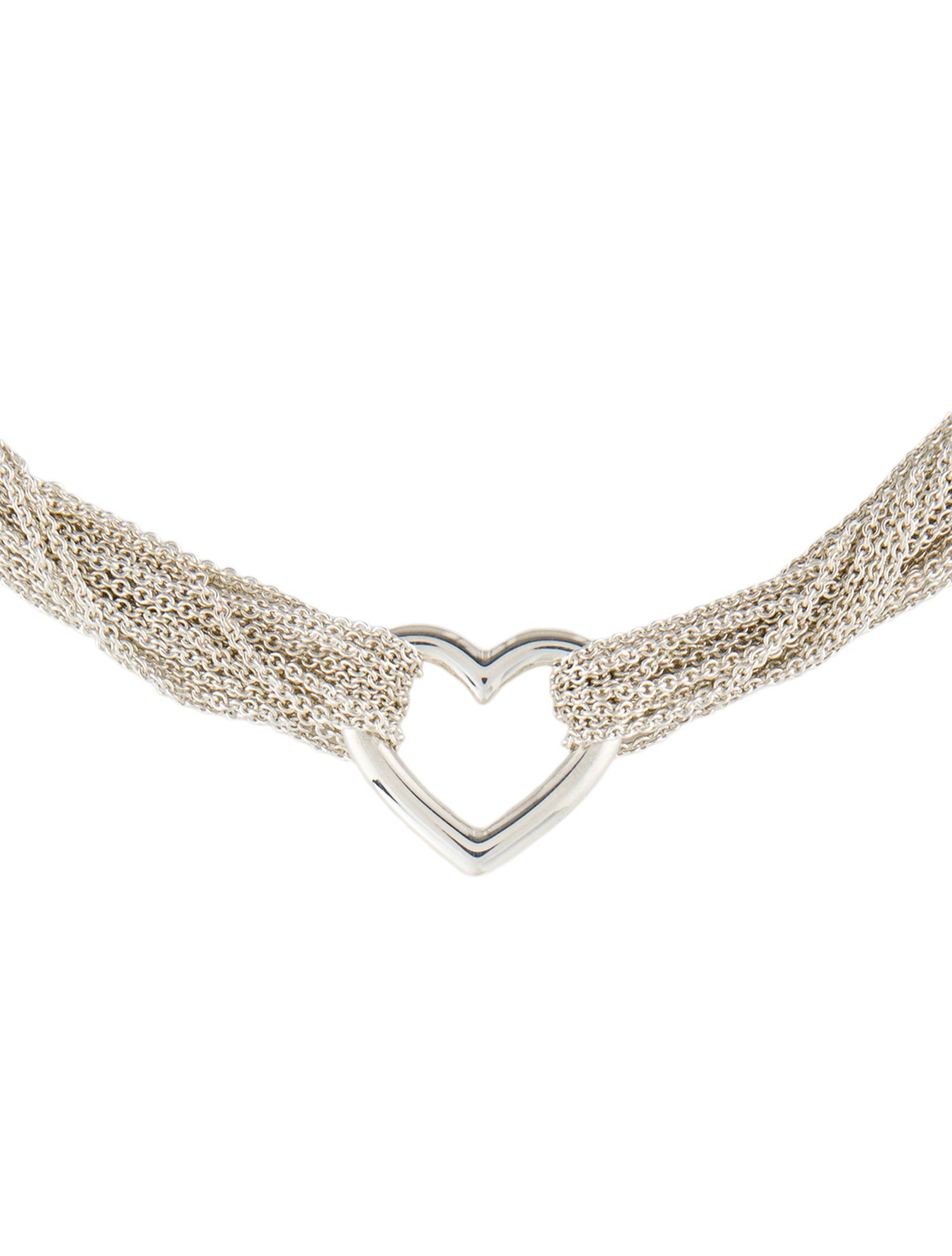Tiffany & Co. Heart Multistrand Toggle Necklace