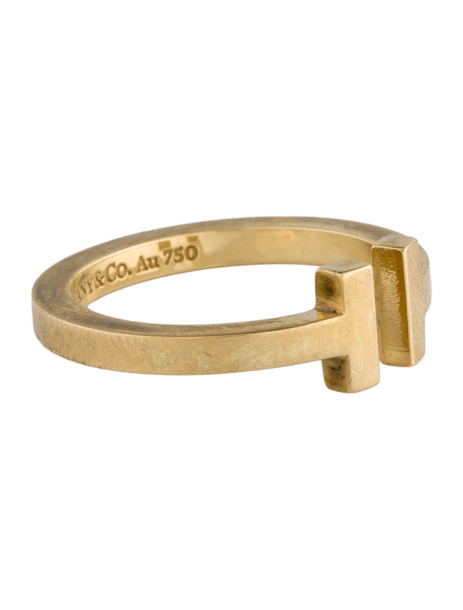 Tiffany & Co. 18K Square Ring