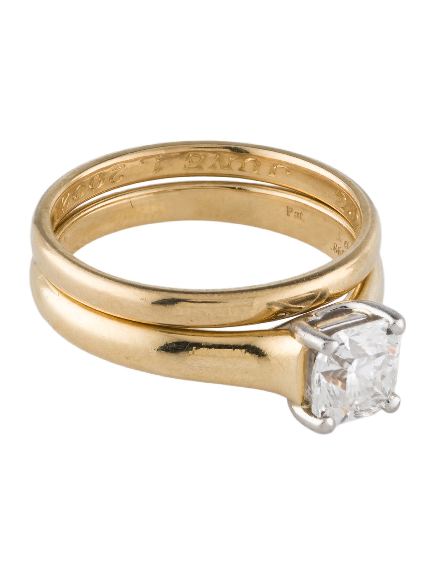 Tiffany & Co. Vintage Diamond Wedding Set