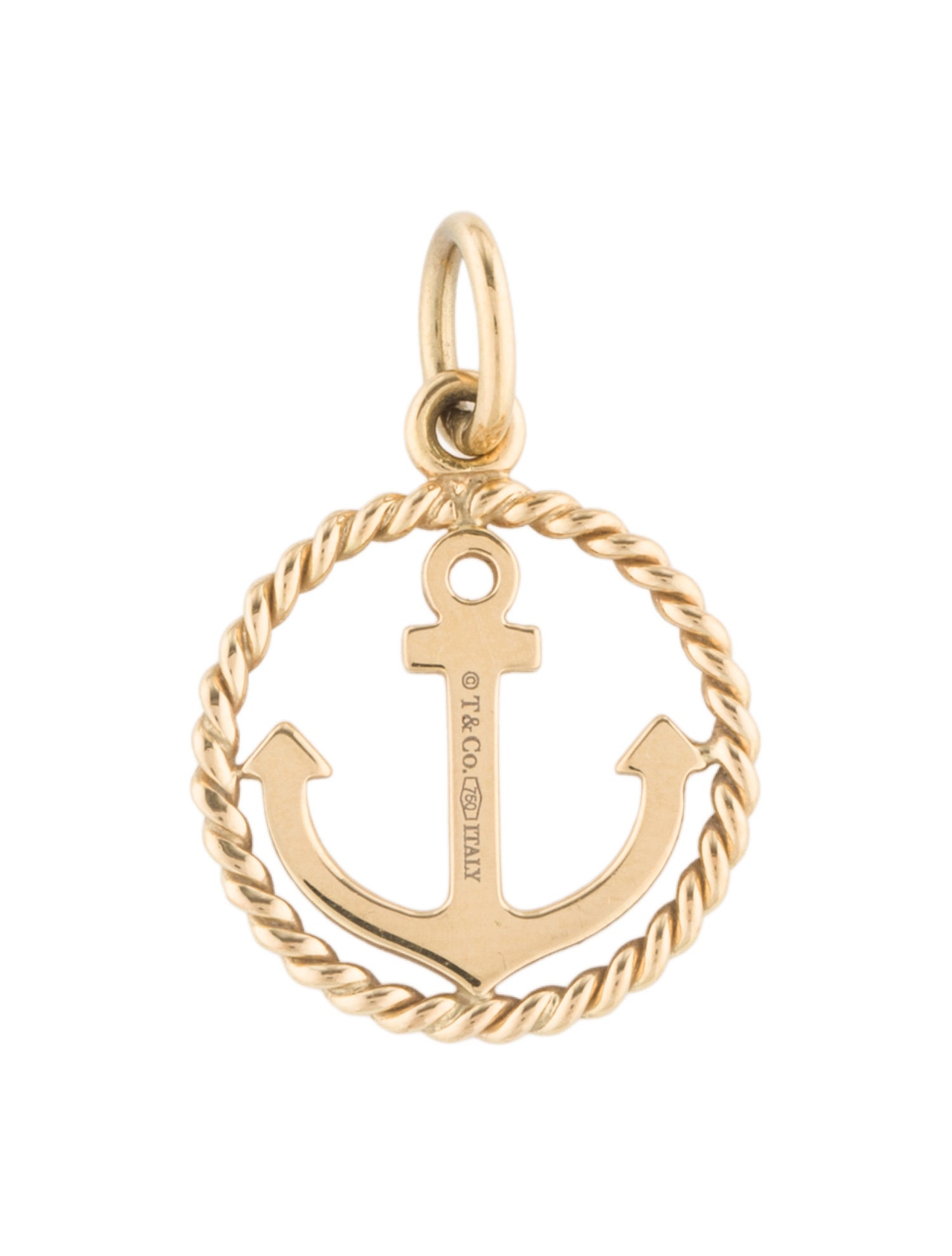 Tiffany & Co. 18K Anchor Pendant