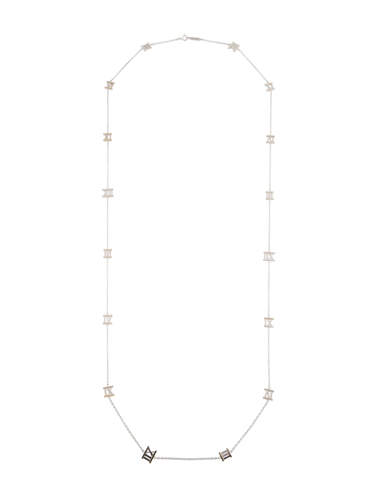Tiffany & Co. 18K Atlas Long Station Necklace
