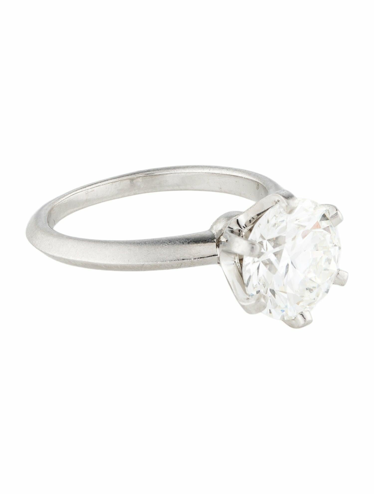 Tiffany & Co. Platinum 4.26ct Diamond Engagement Ring