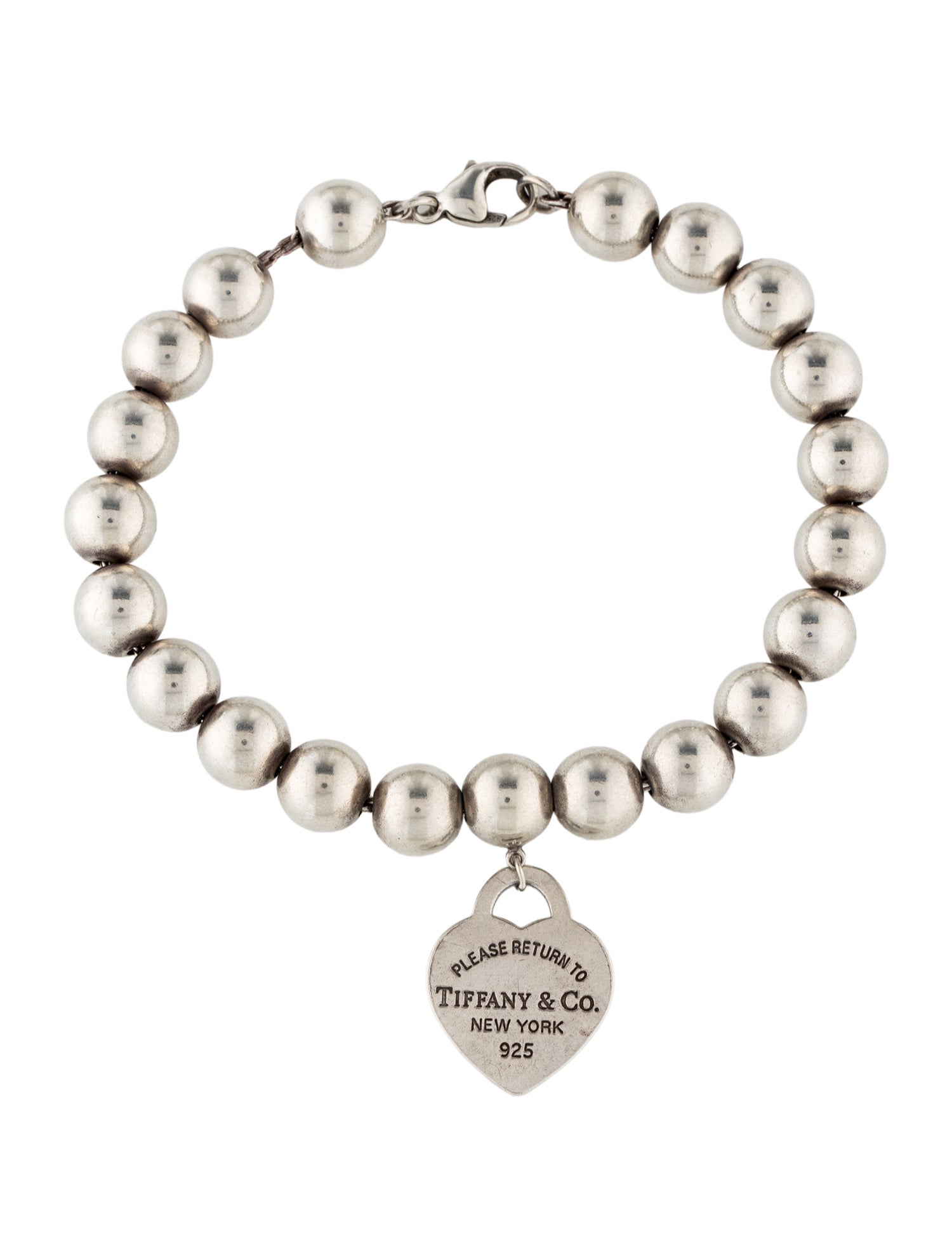 Tiffany & Co. Heart Tag Bead Bracelet