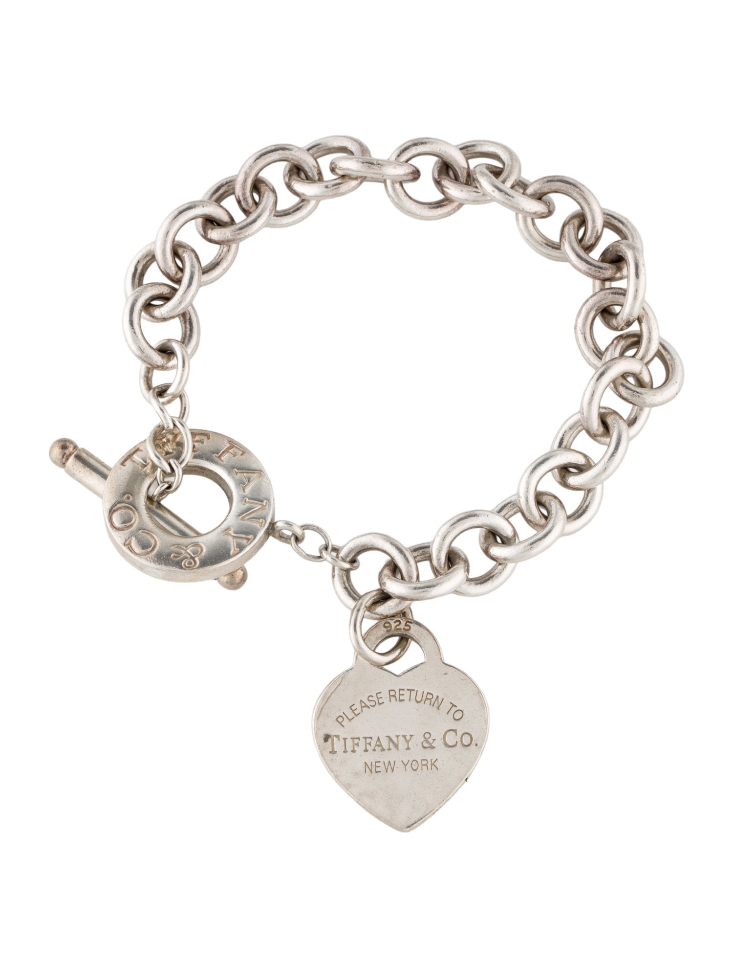 Tiffany & Co. Heart Tag Toggle Charm Bracelet