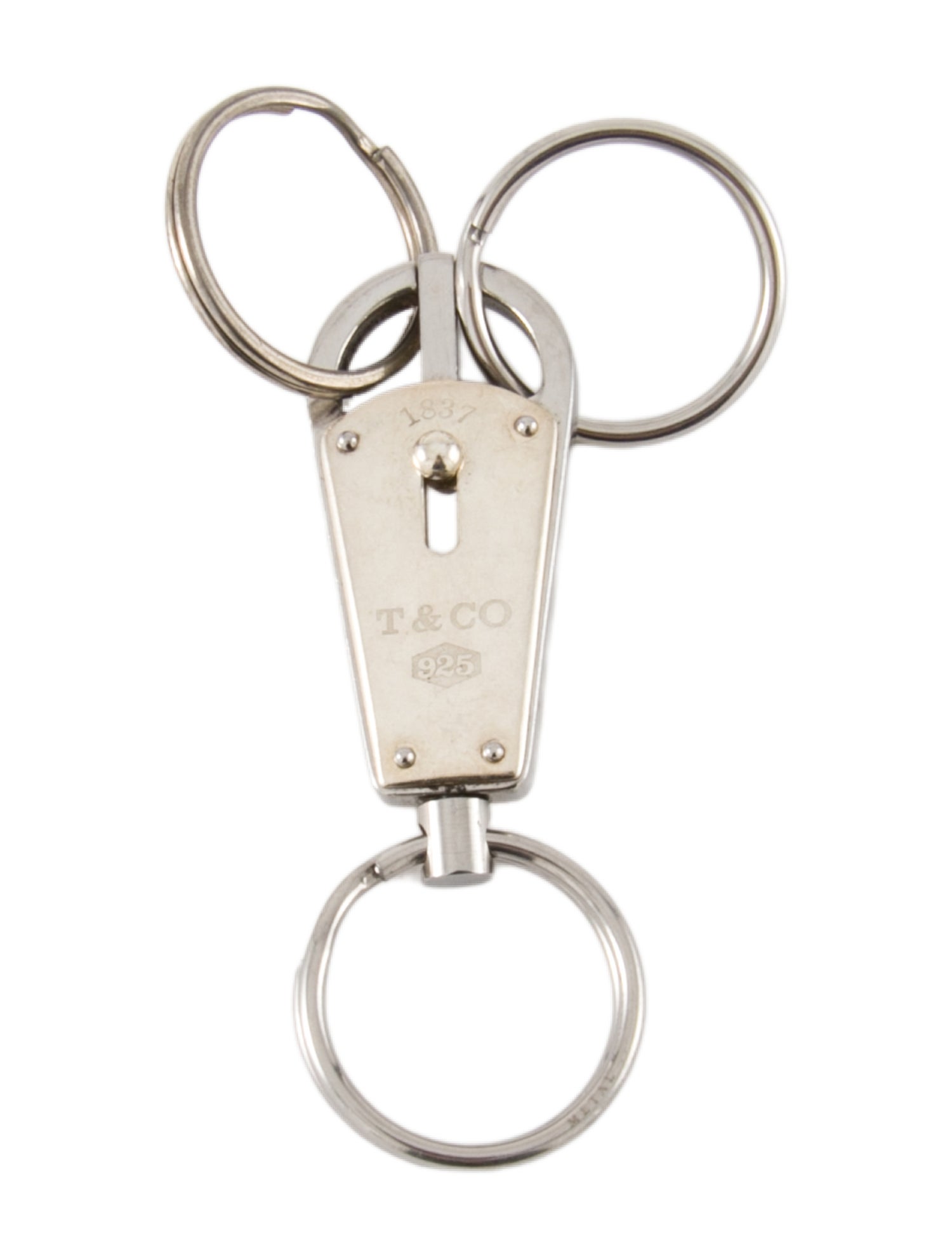 Tiffany & Co. Silver Keychain